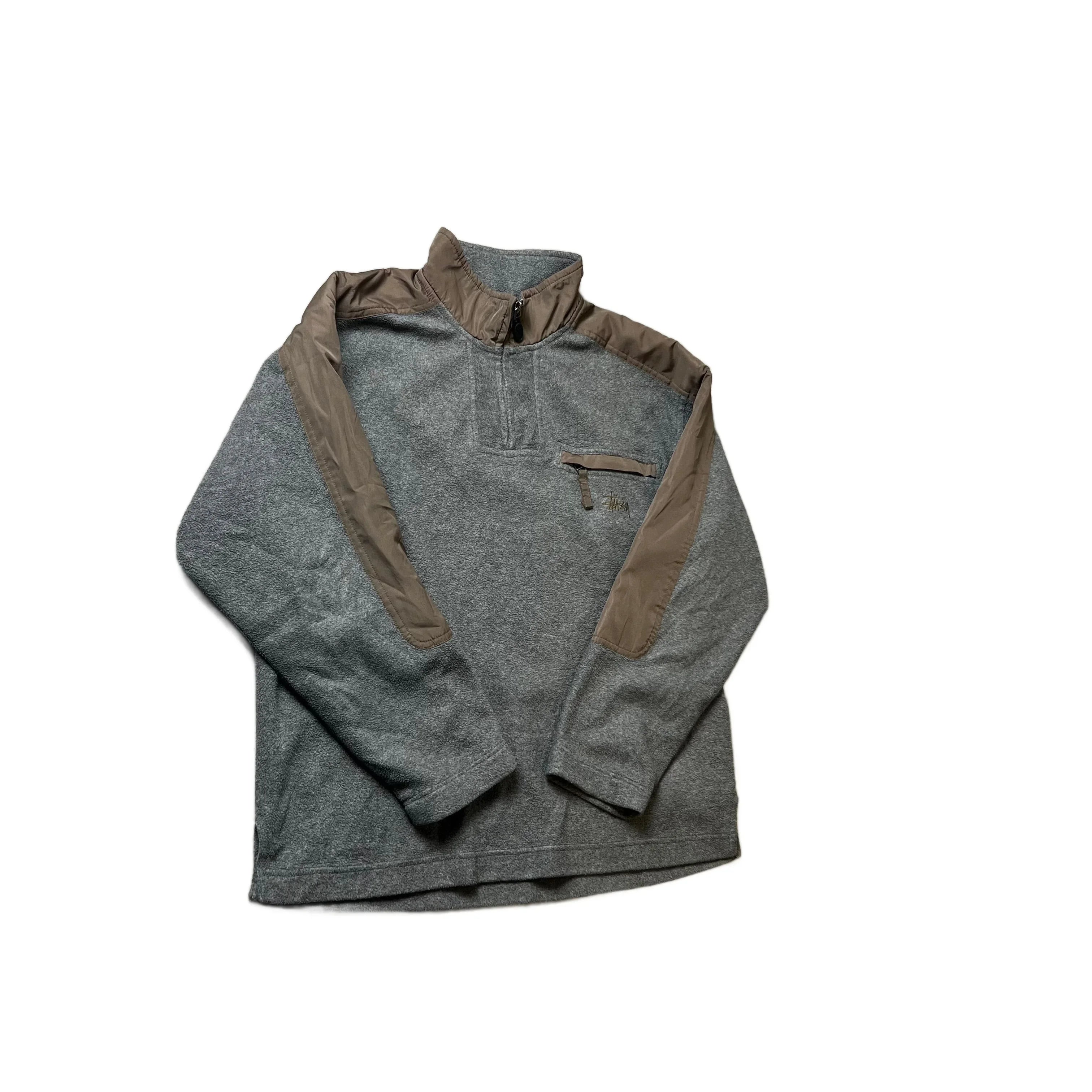 Vintage Stussy 1/4 Zip Fleece - L