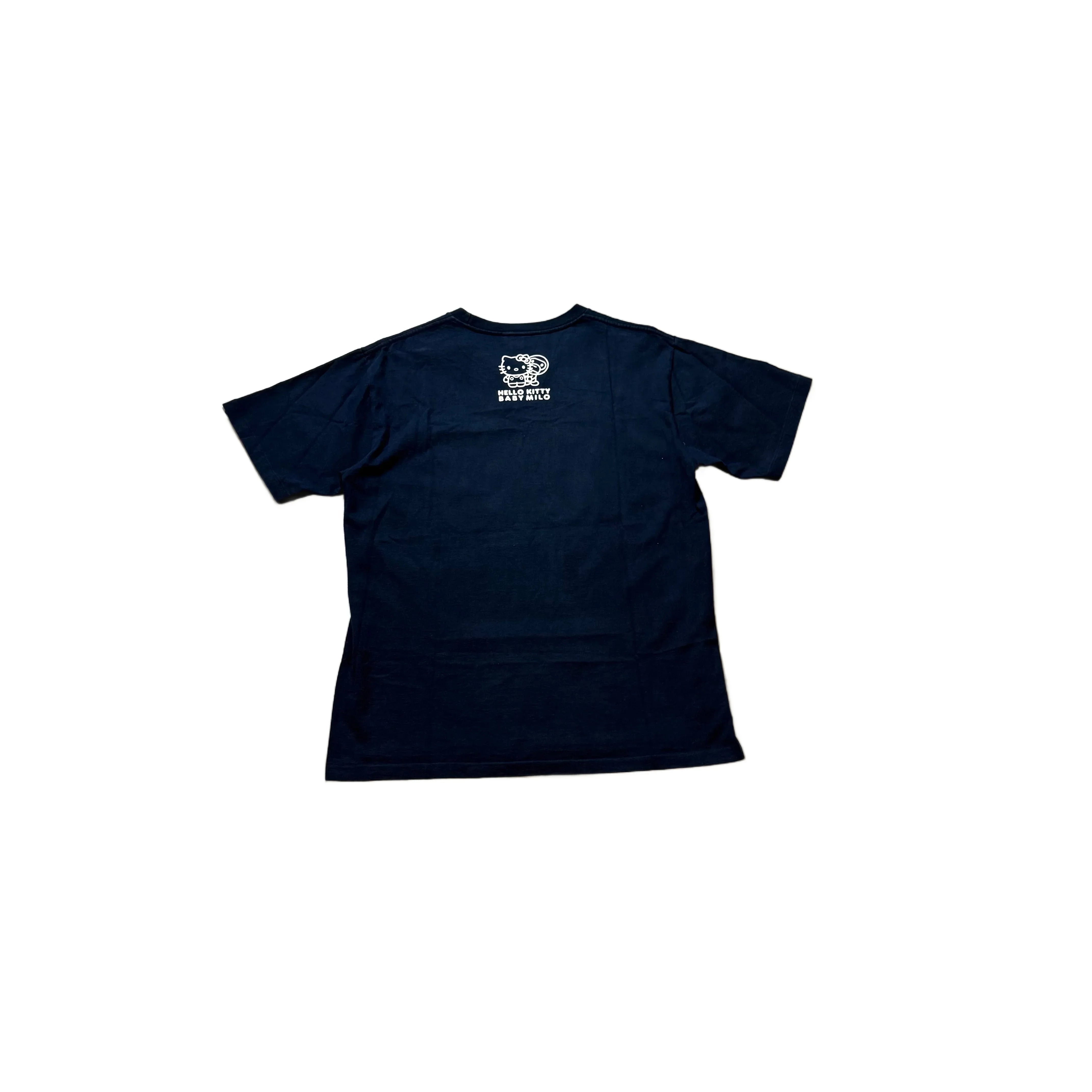 Navy Blue A Bathing Ape (BAPE) x Hello Kitty Tee - L