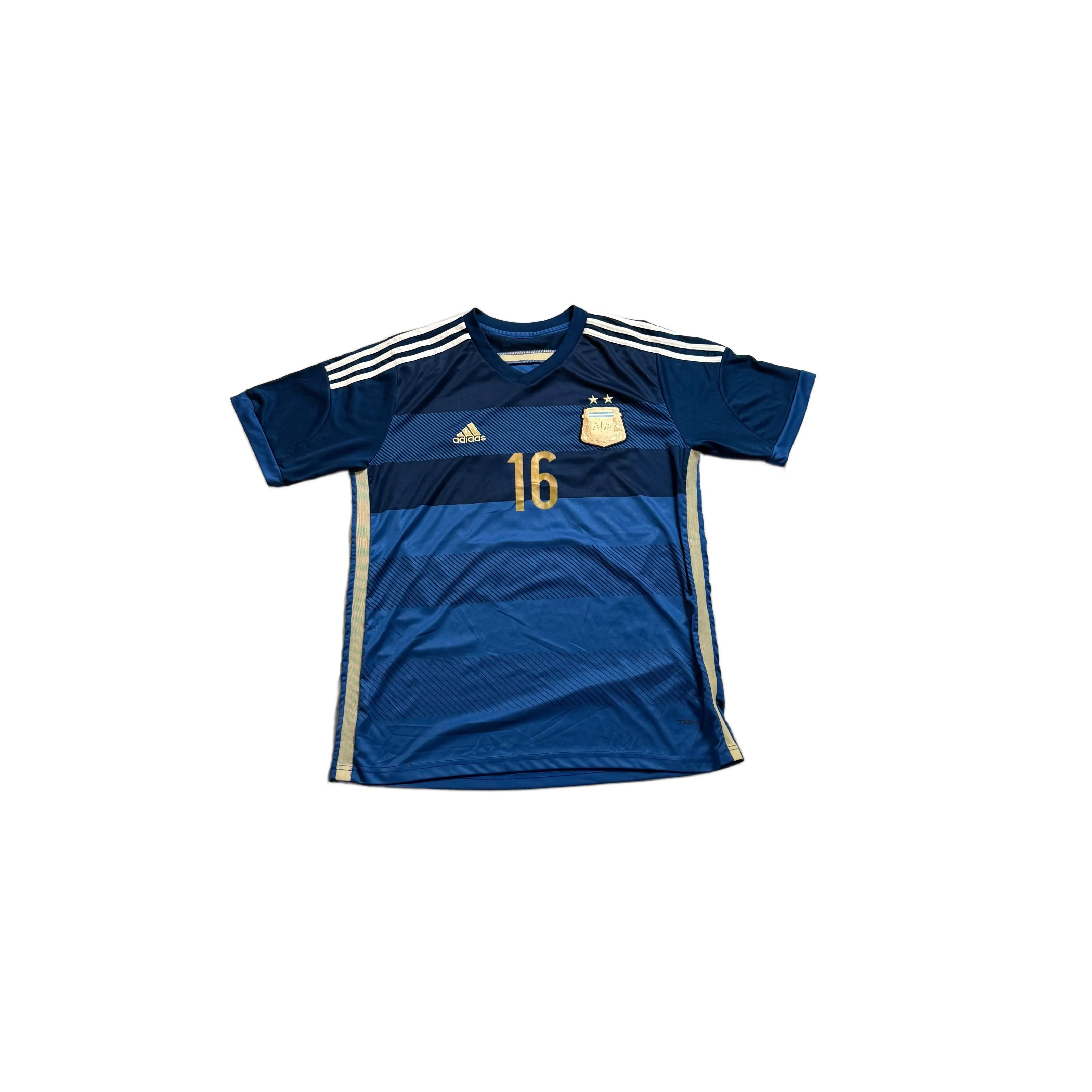 2014 Argentina Away 'Aguero' Shirt - L