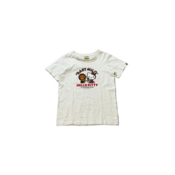 White A Bathing Ape (BAPE) x Hello Kitty Tee - XS