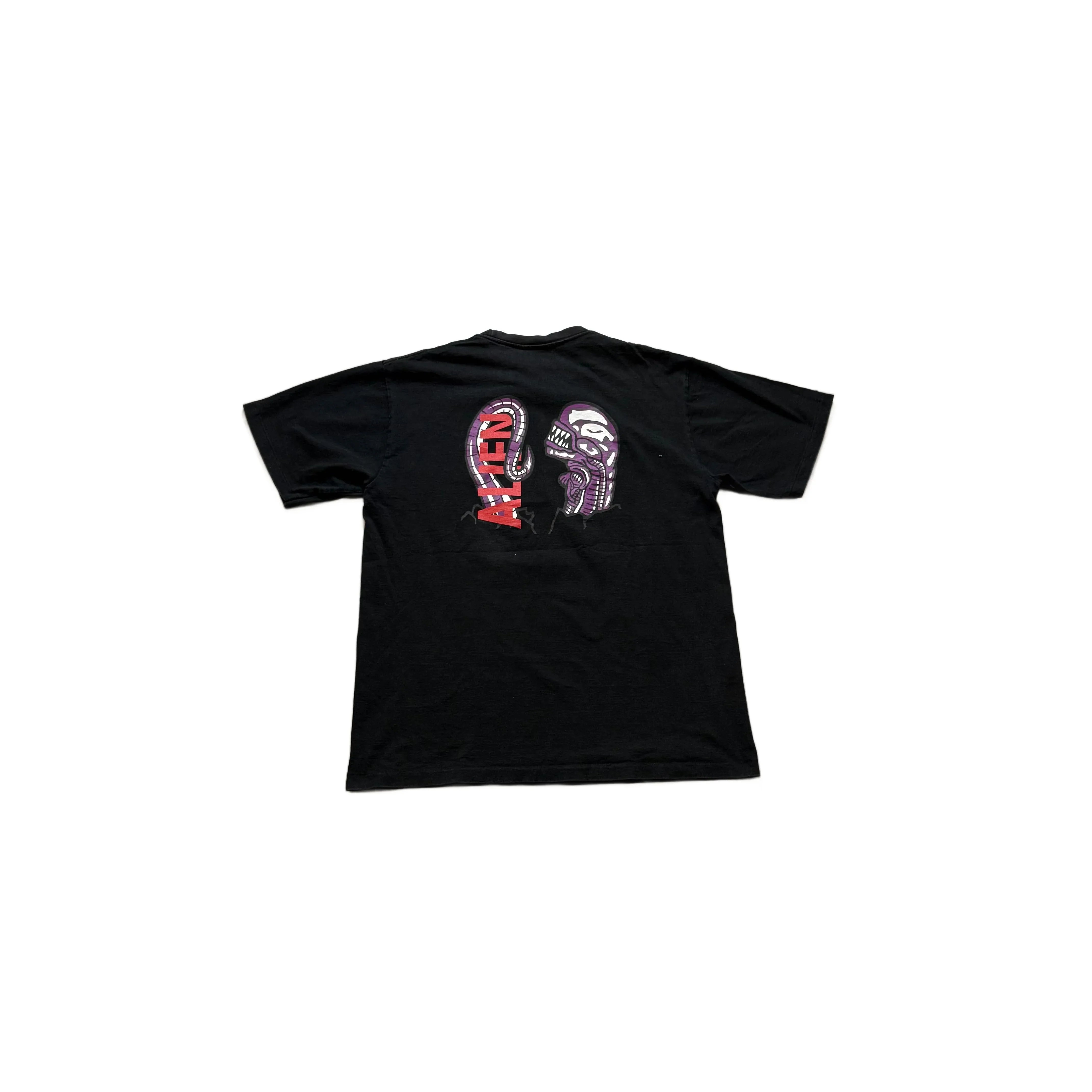 Black A Bathing Ape (BAPE) x Aliens Tee - XL