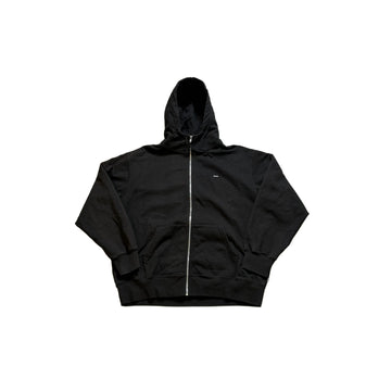 Black Supreme Zip Up Hoodie - XL
