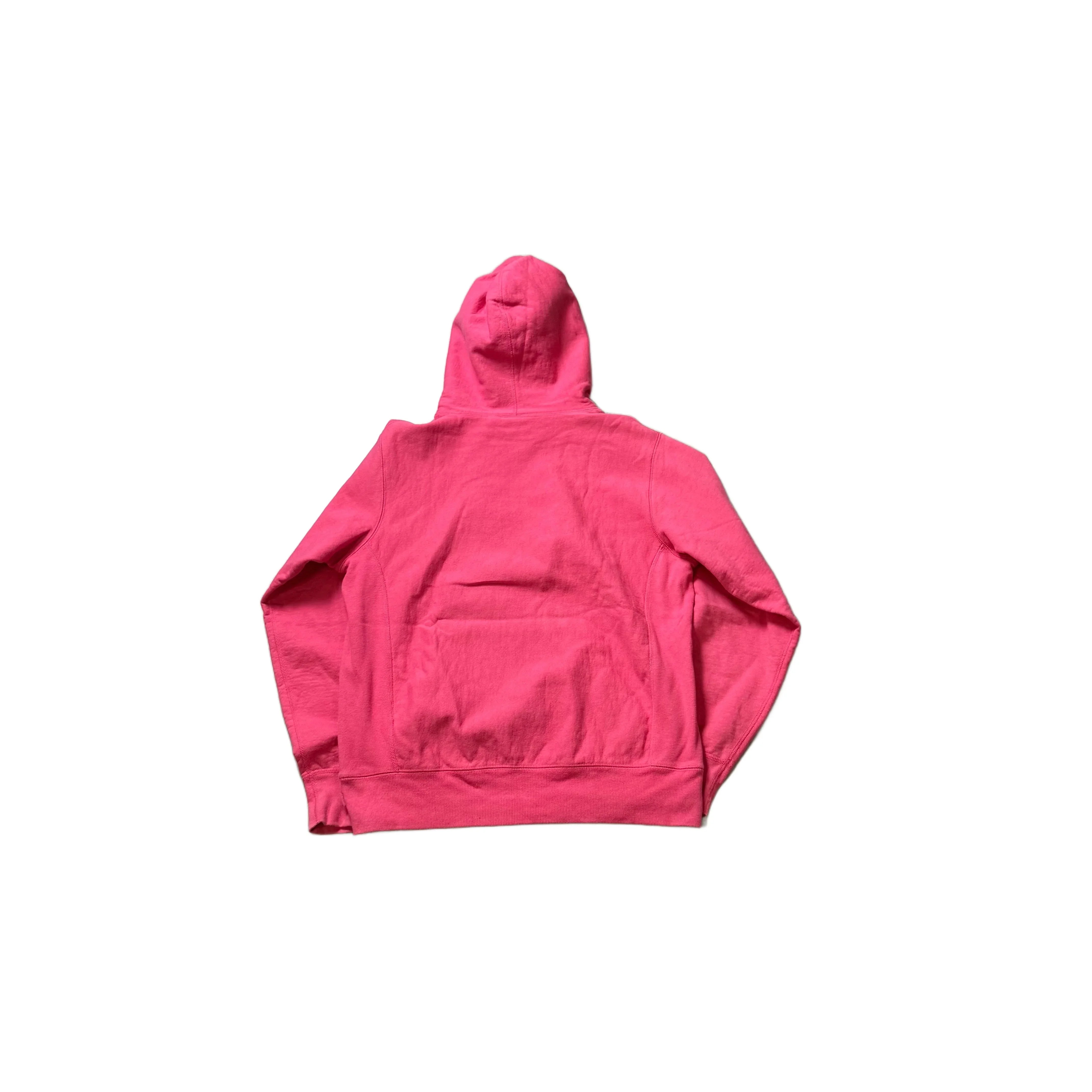 Pink Supreme Box Logo Hoodie - M