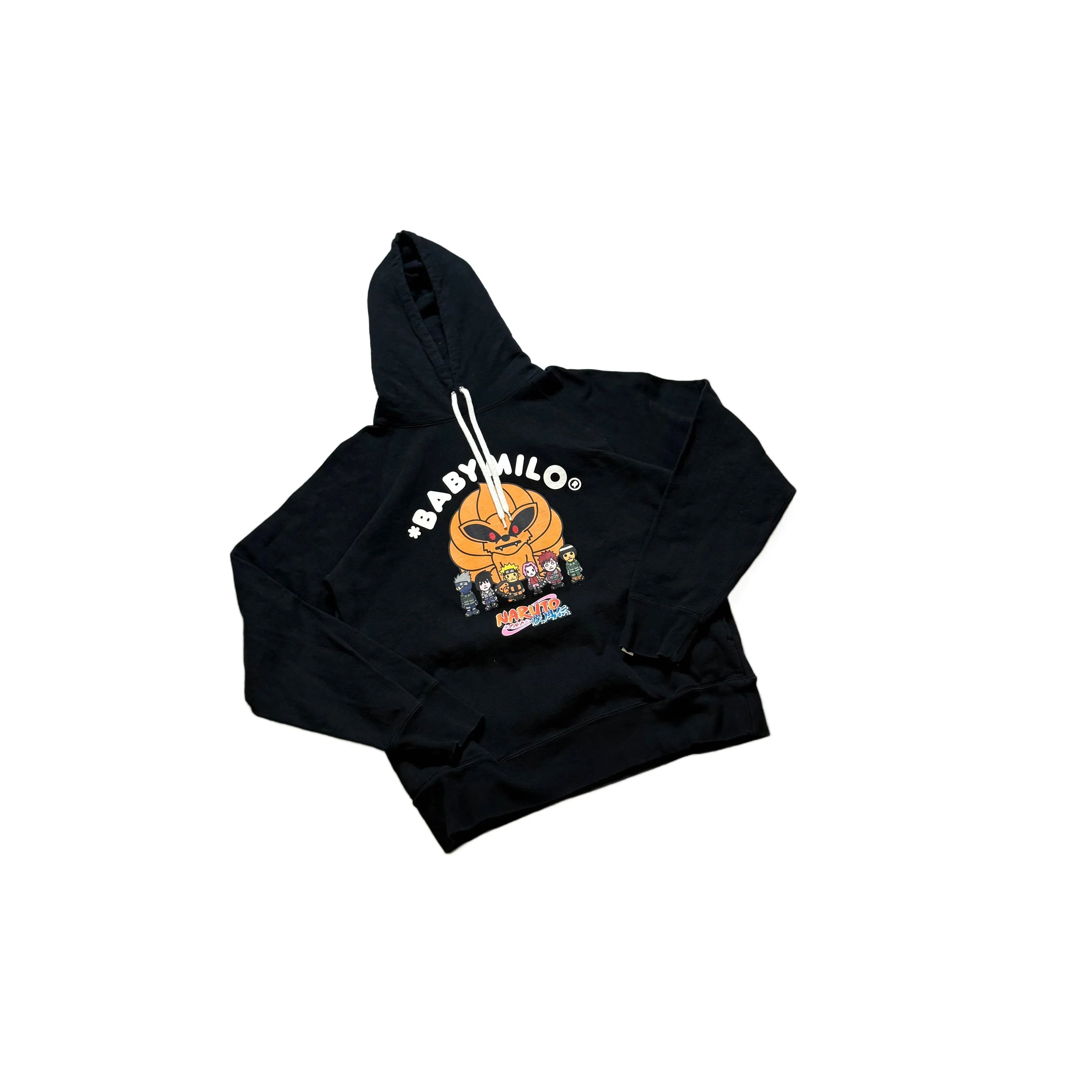 Black A Bathing Ape (BAPE) x Naruto Hoodie - L