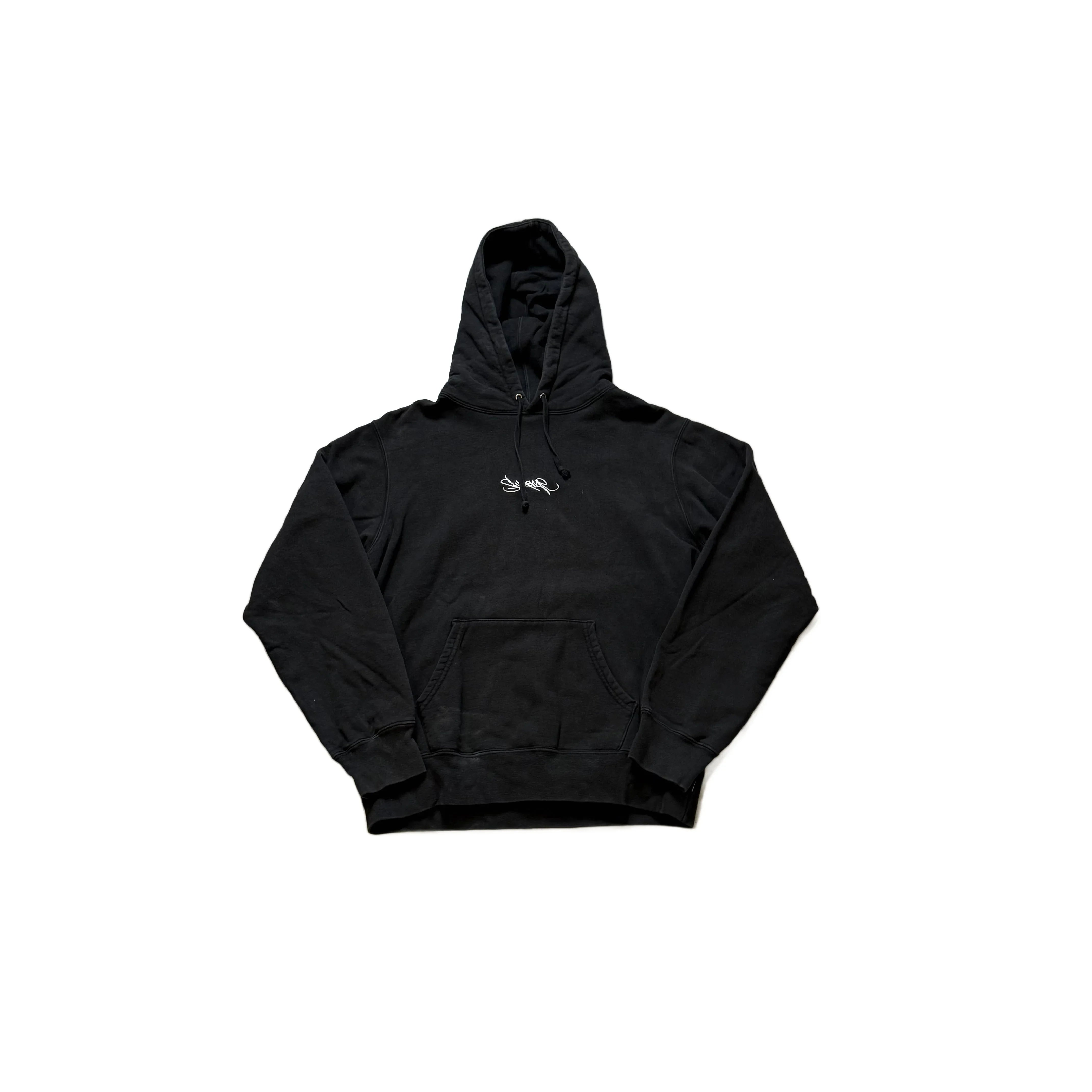 Black Supreme Hoodie - L