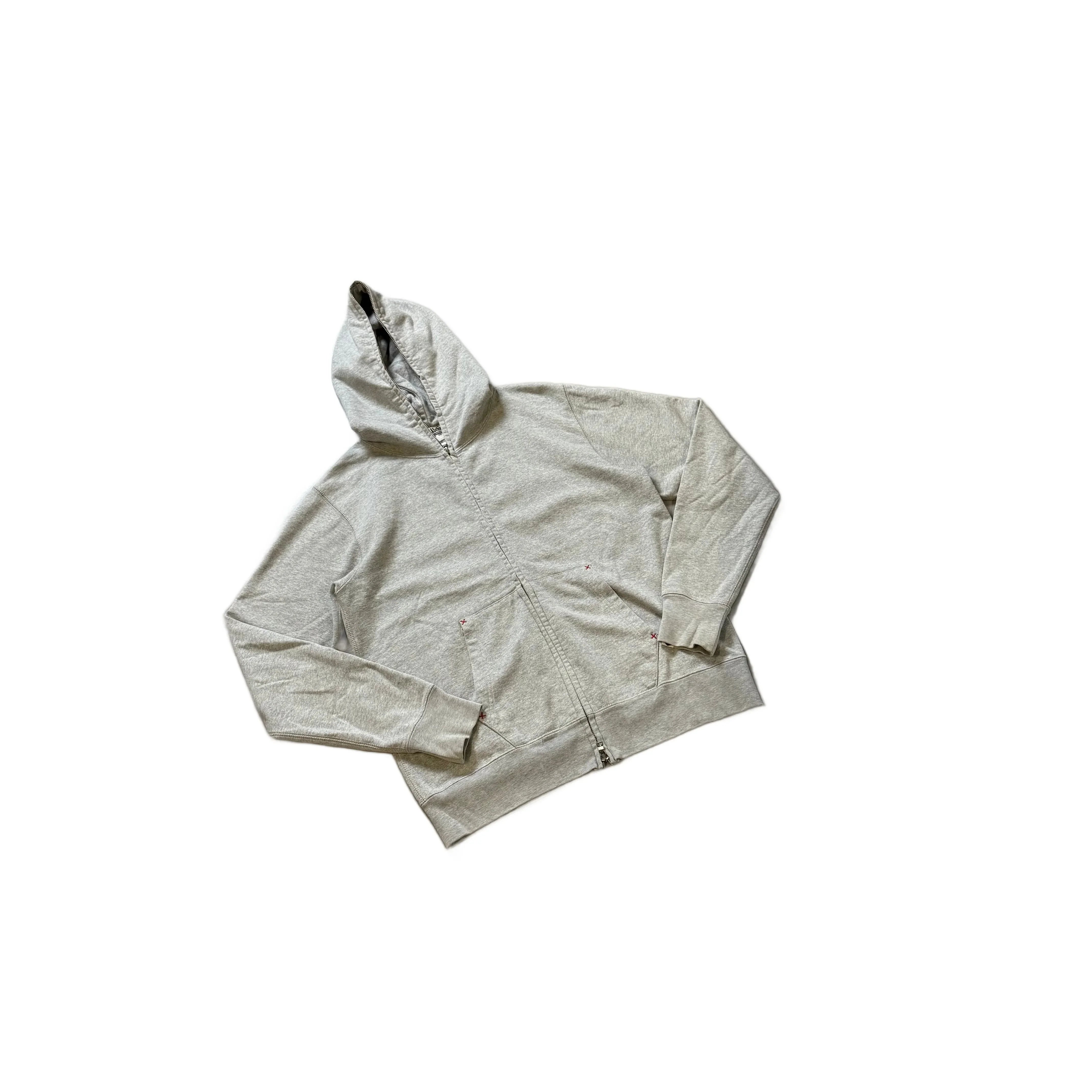 Grey A Bathing Ape (BAPE) Zip Up Hoodie - M