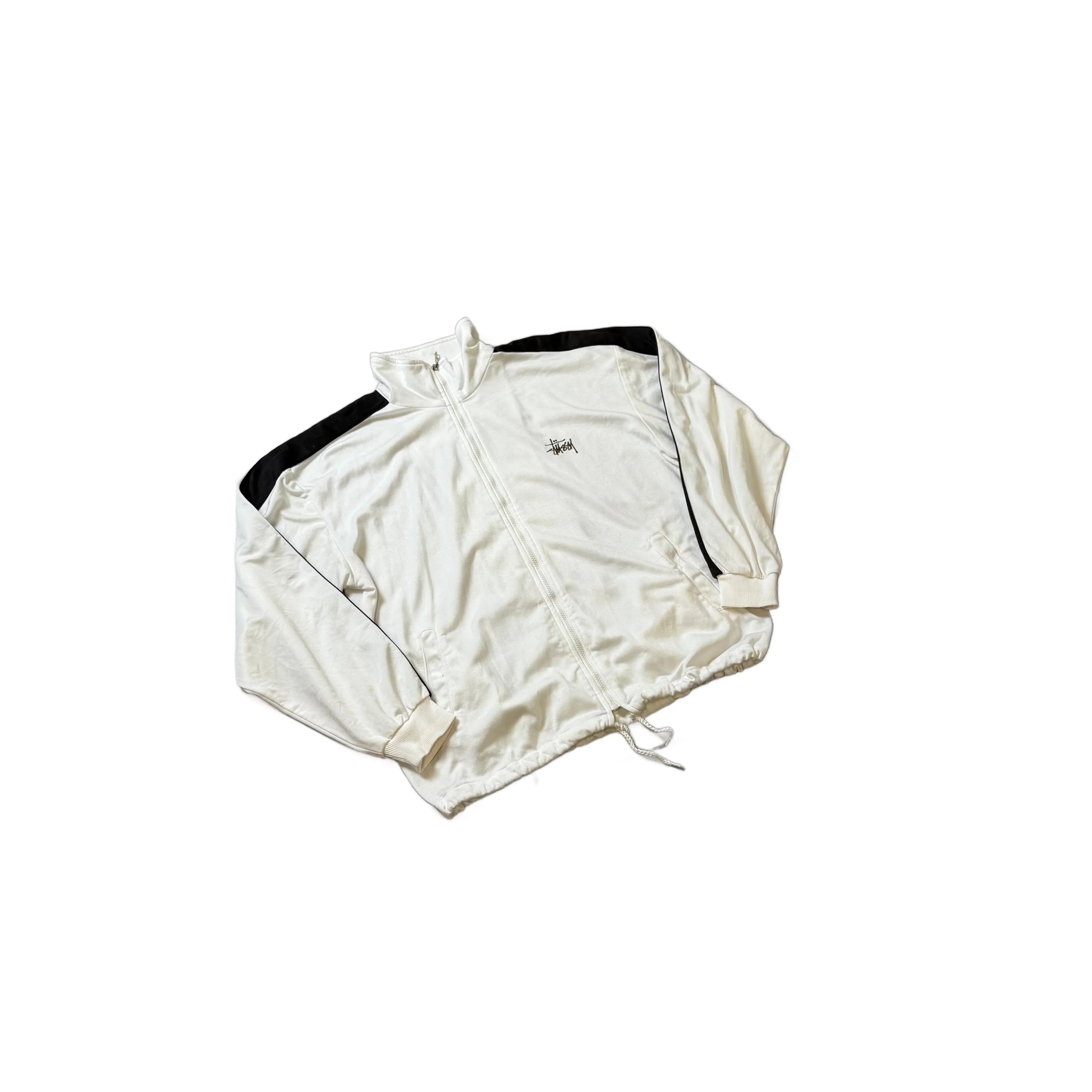 Vintage White Stussy Jacket - M