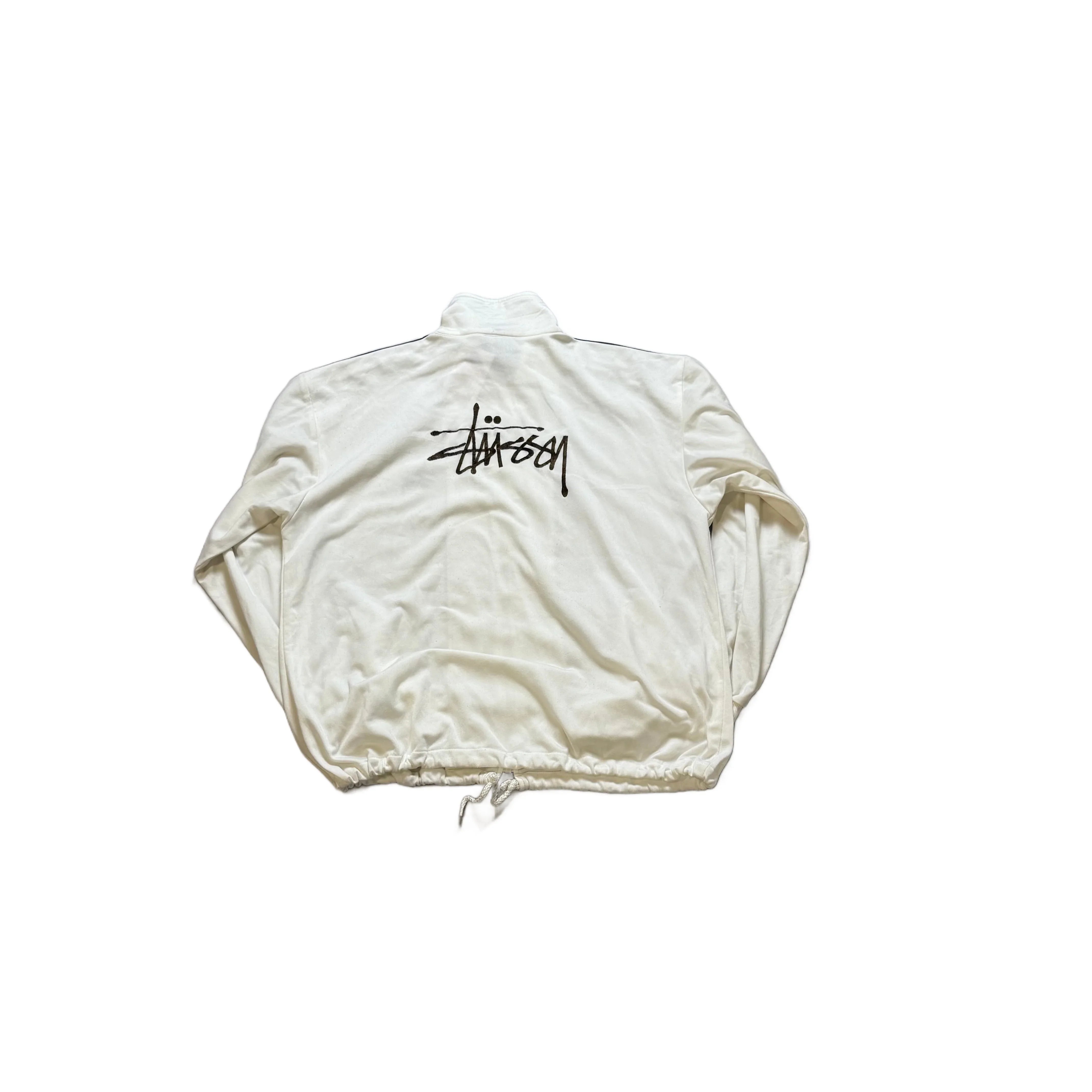 Vintage White Stussy Jacket - M