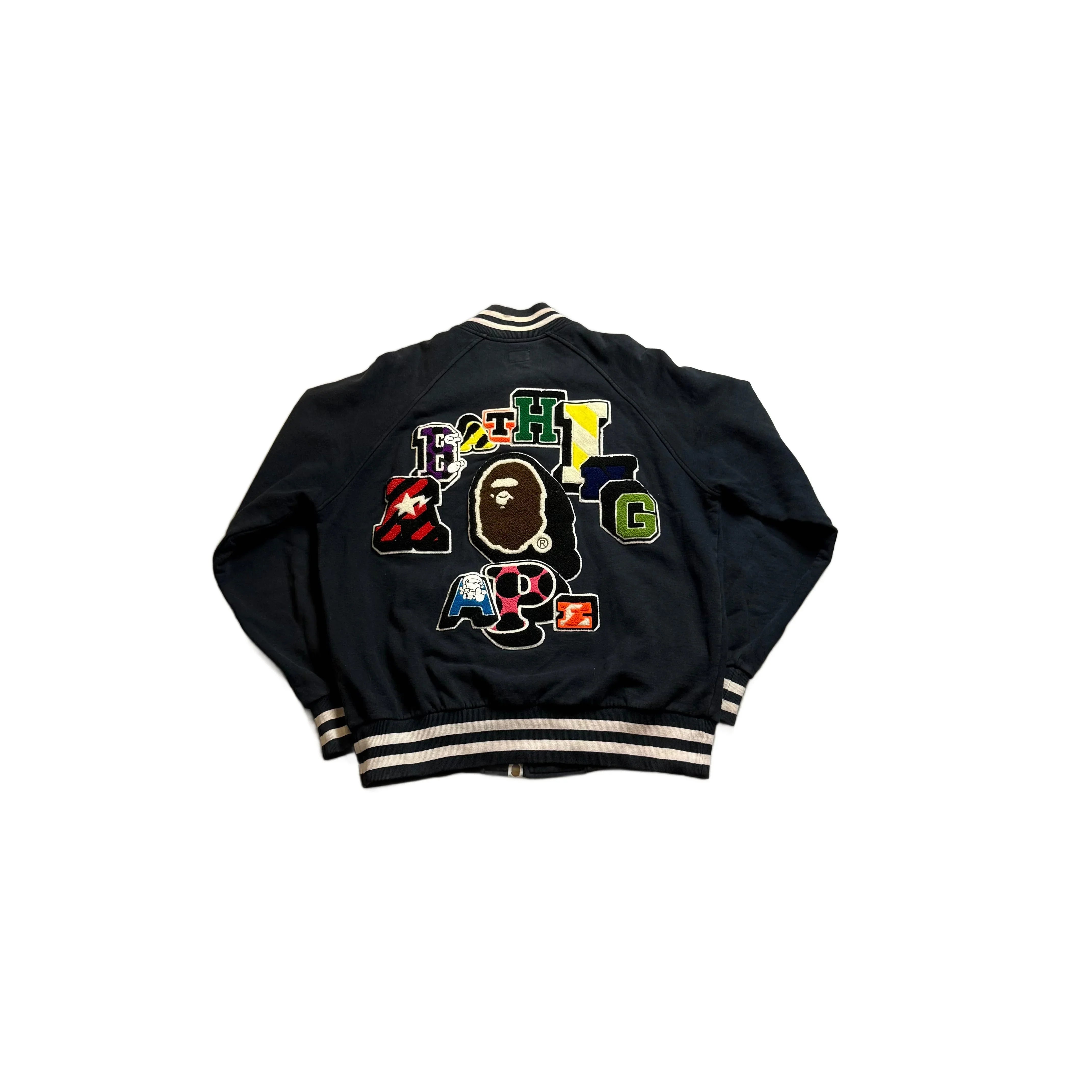 Black A Bathing Ape (BAPE) Jacket - L