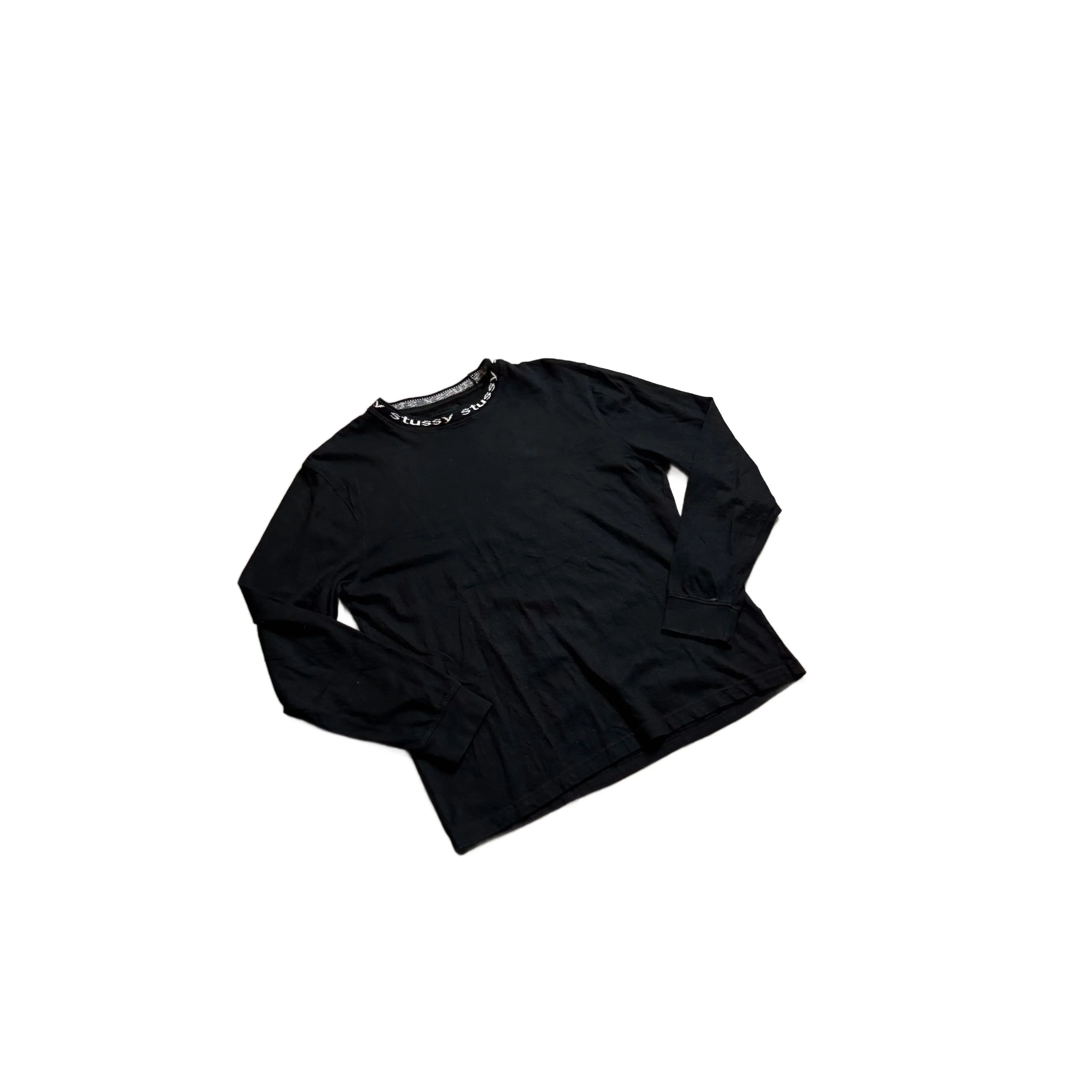 Black Stussy Long Sleeve Tee - S