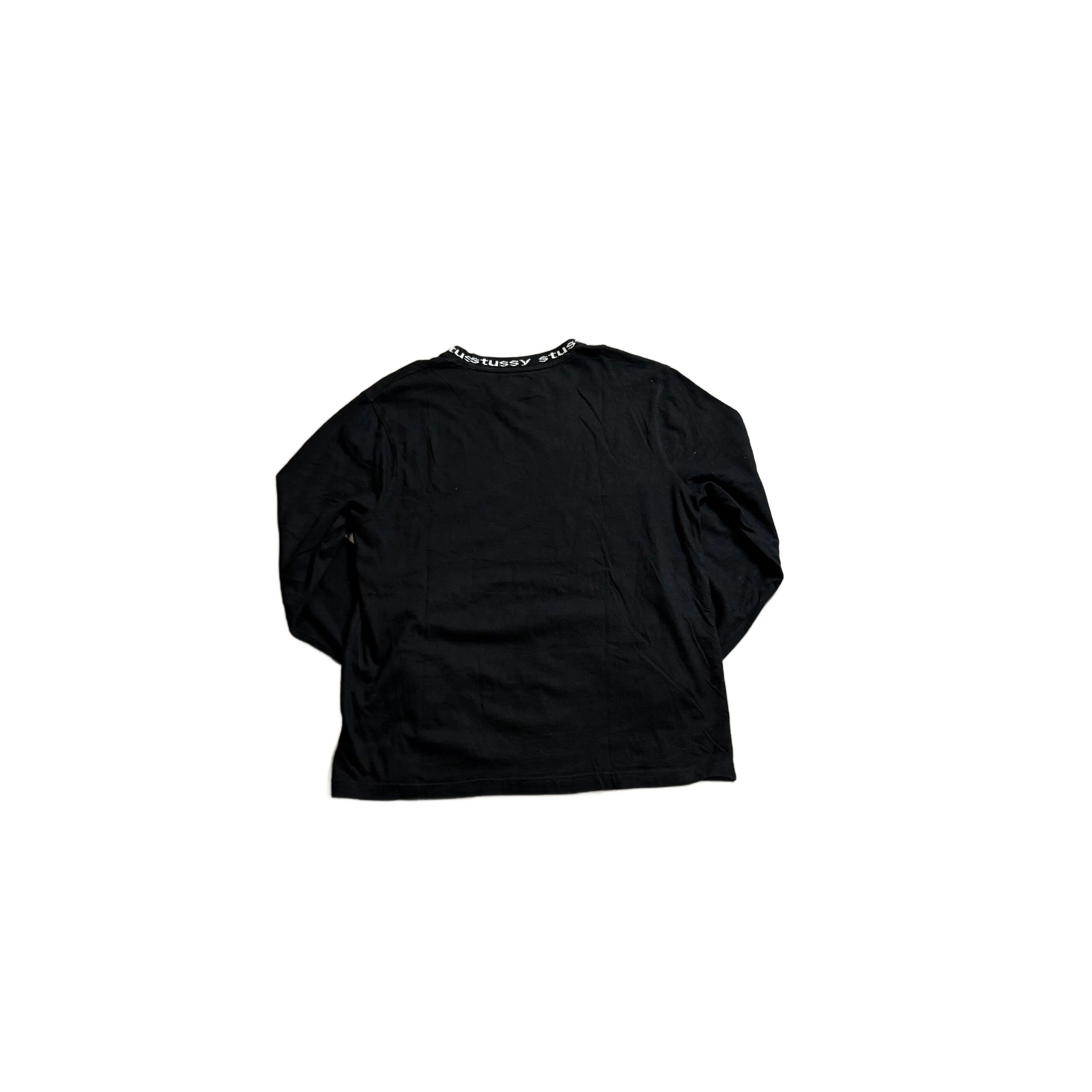 Black Stussy Long Sleeve Tee - S