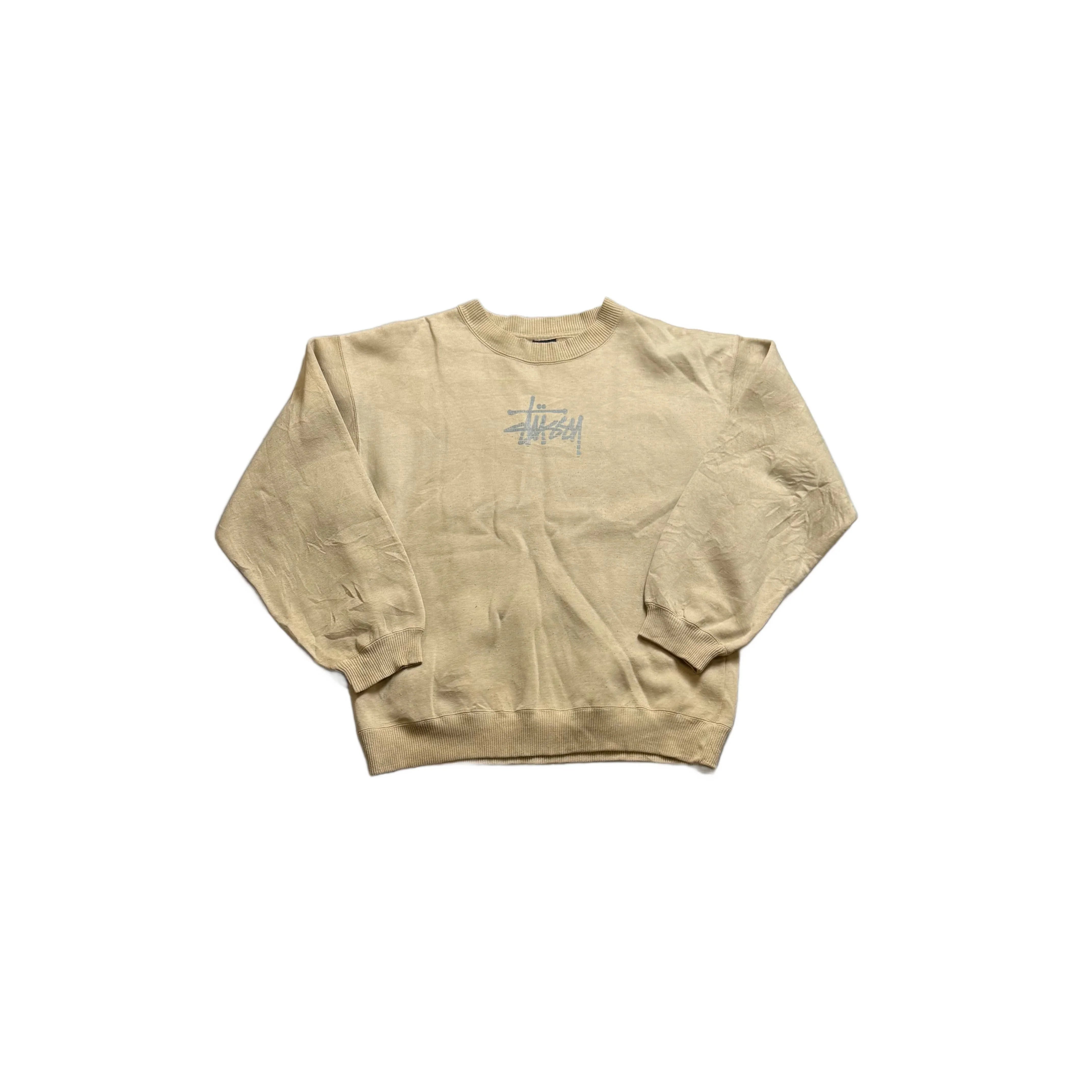 Biege Stussy Sweatshirt - L