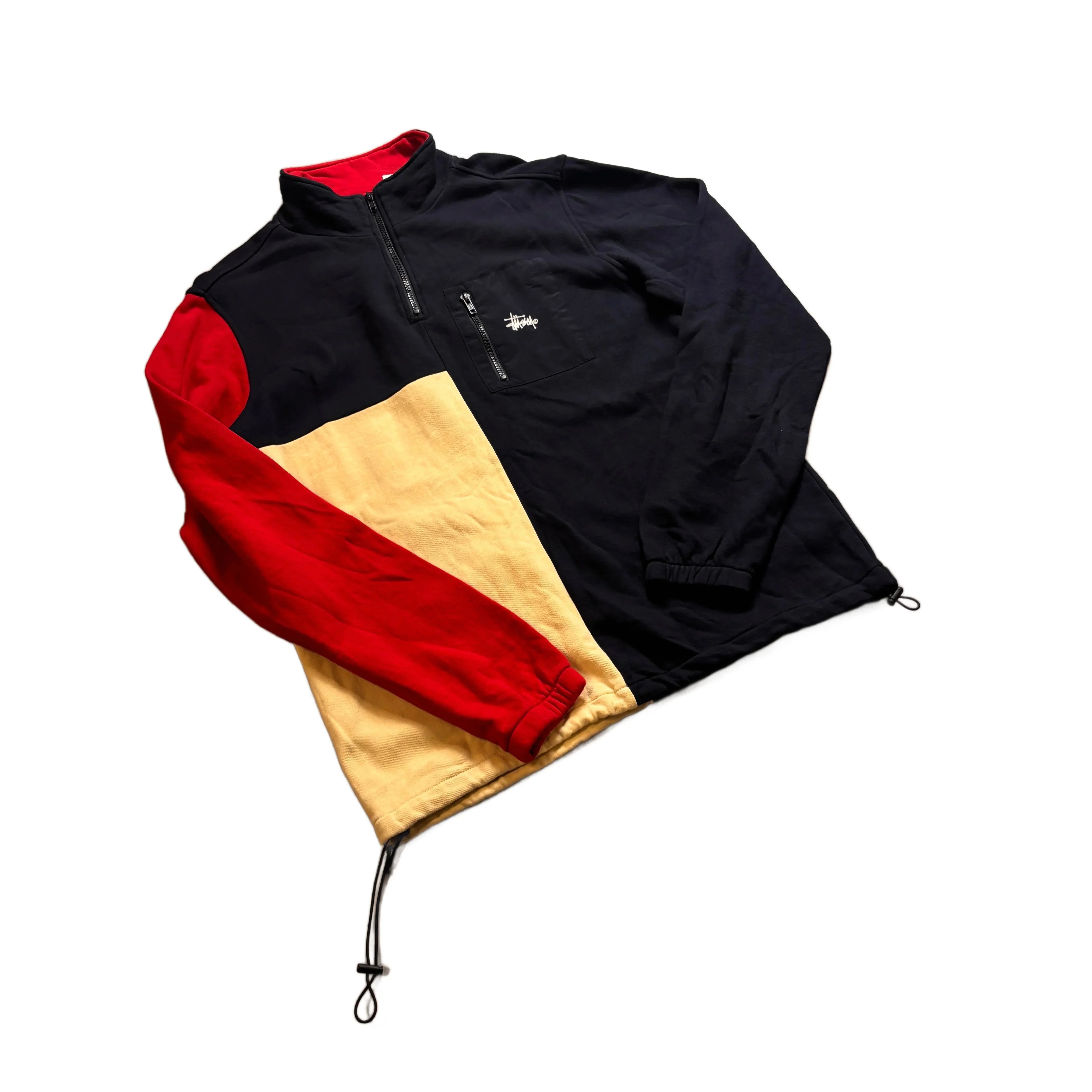 Stussy 1/4 Zip Sweatshirt - S