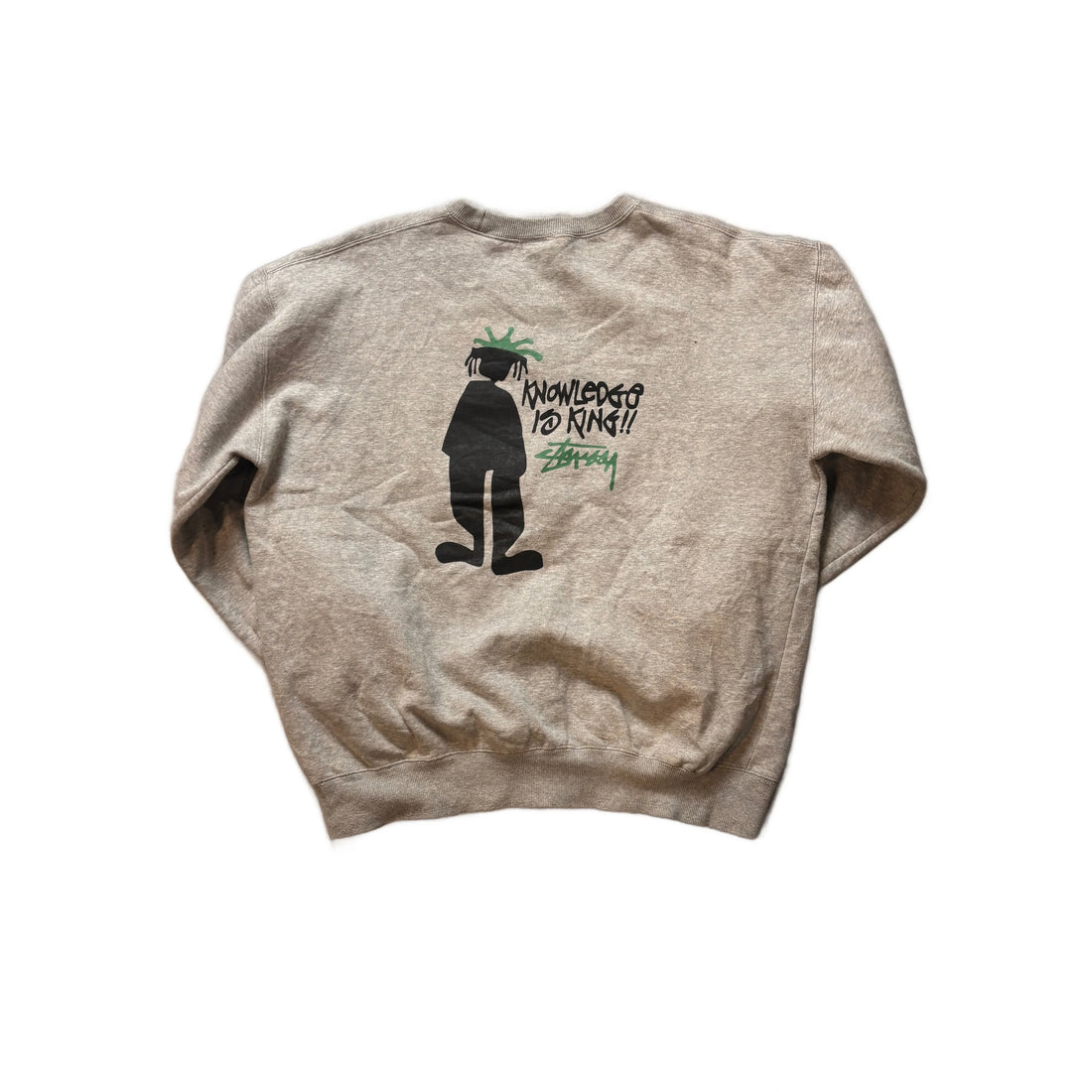 Grey Stussy Sweatshirt - L
