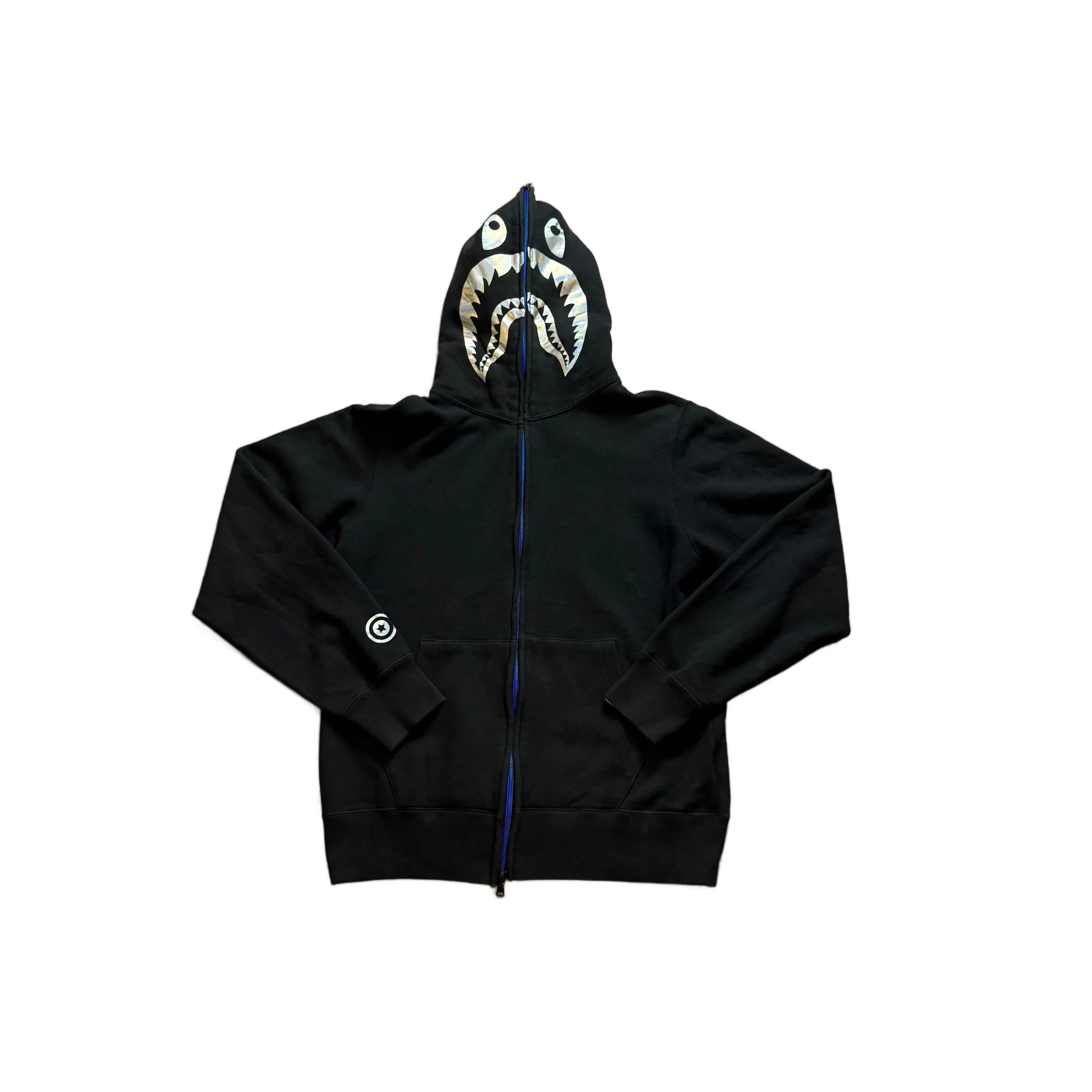 Black A Bathing Ape (BAPE) Hoodie - L