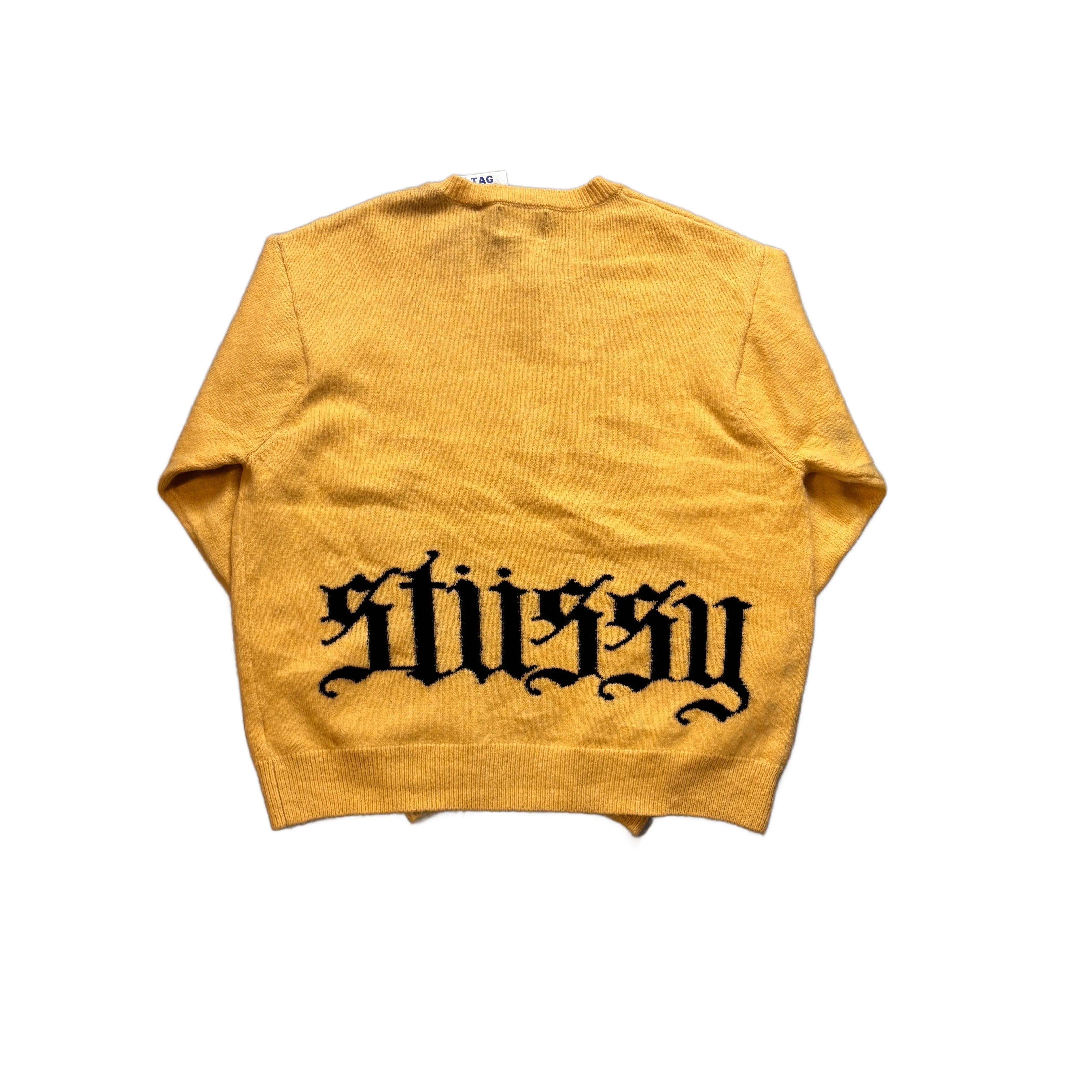 BNWT Yellow Stussy Sweatshirt - L