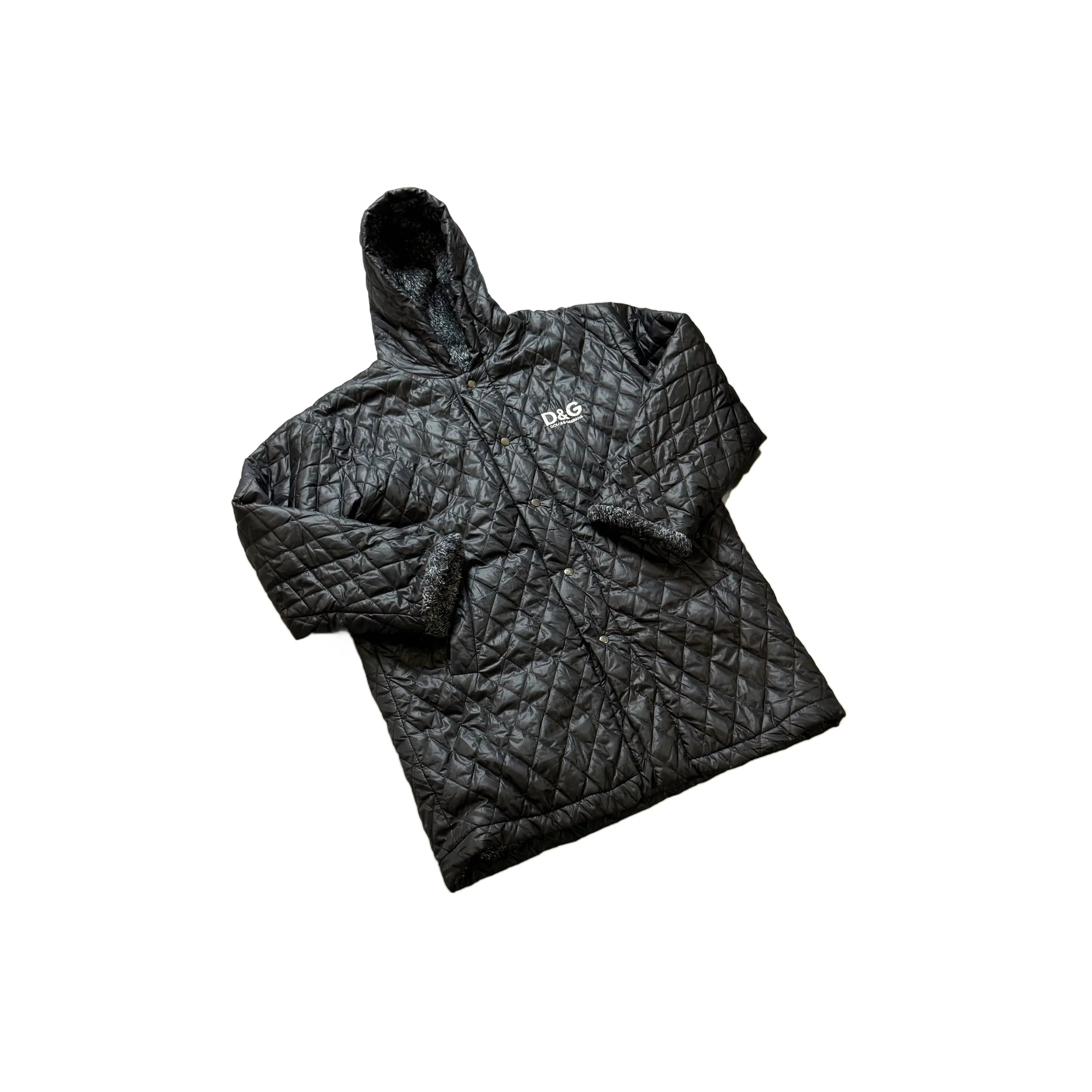 Vintage Black Dolce & Gabbana Coat - L