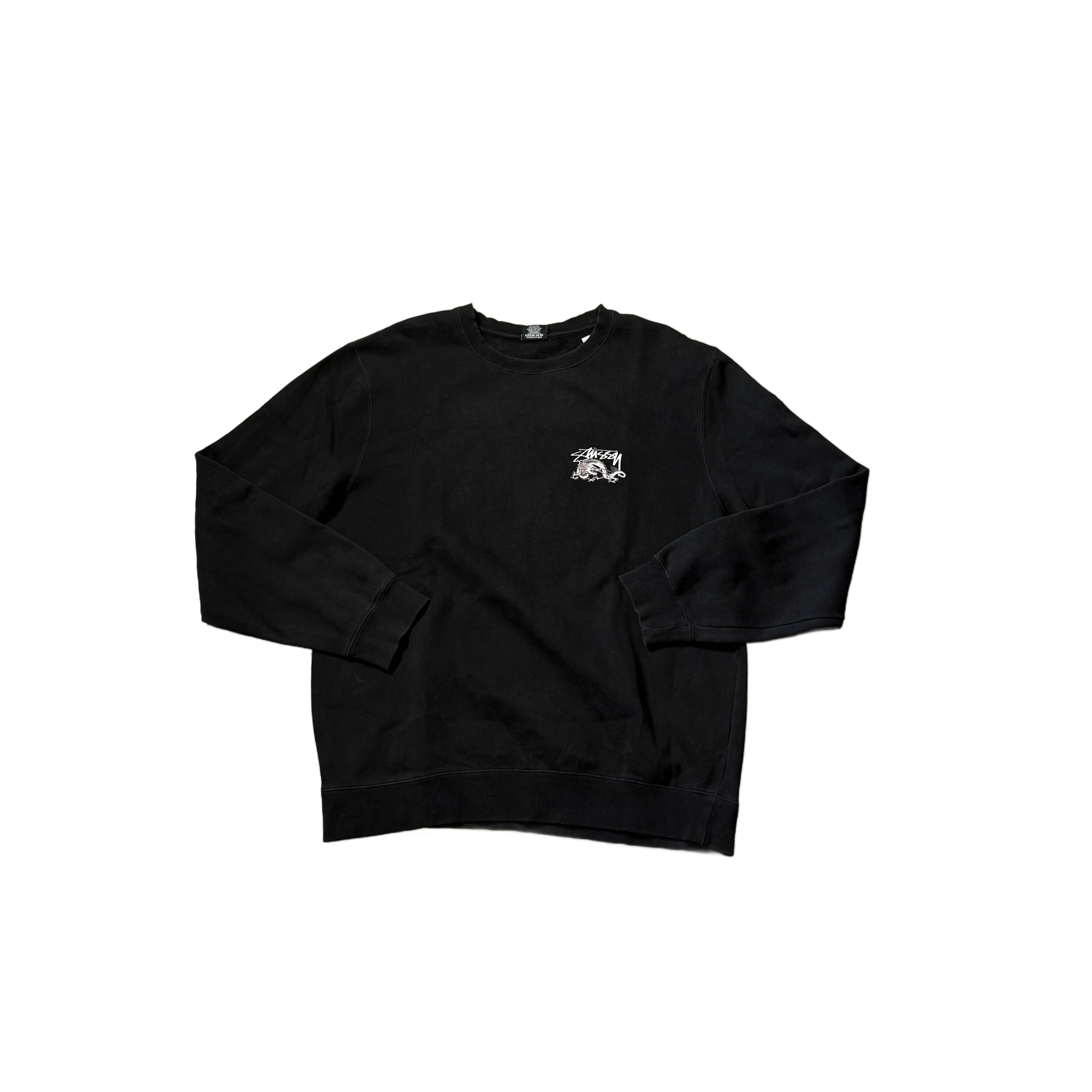 Black Stussy Sweatshirt - XL