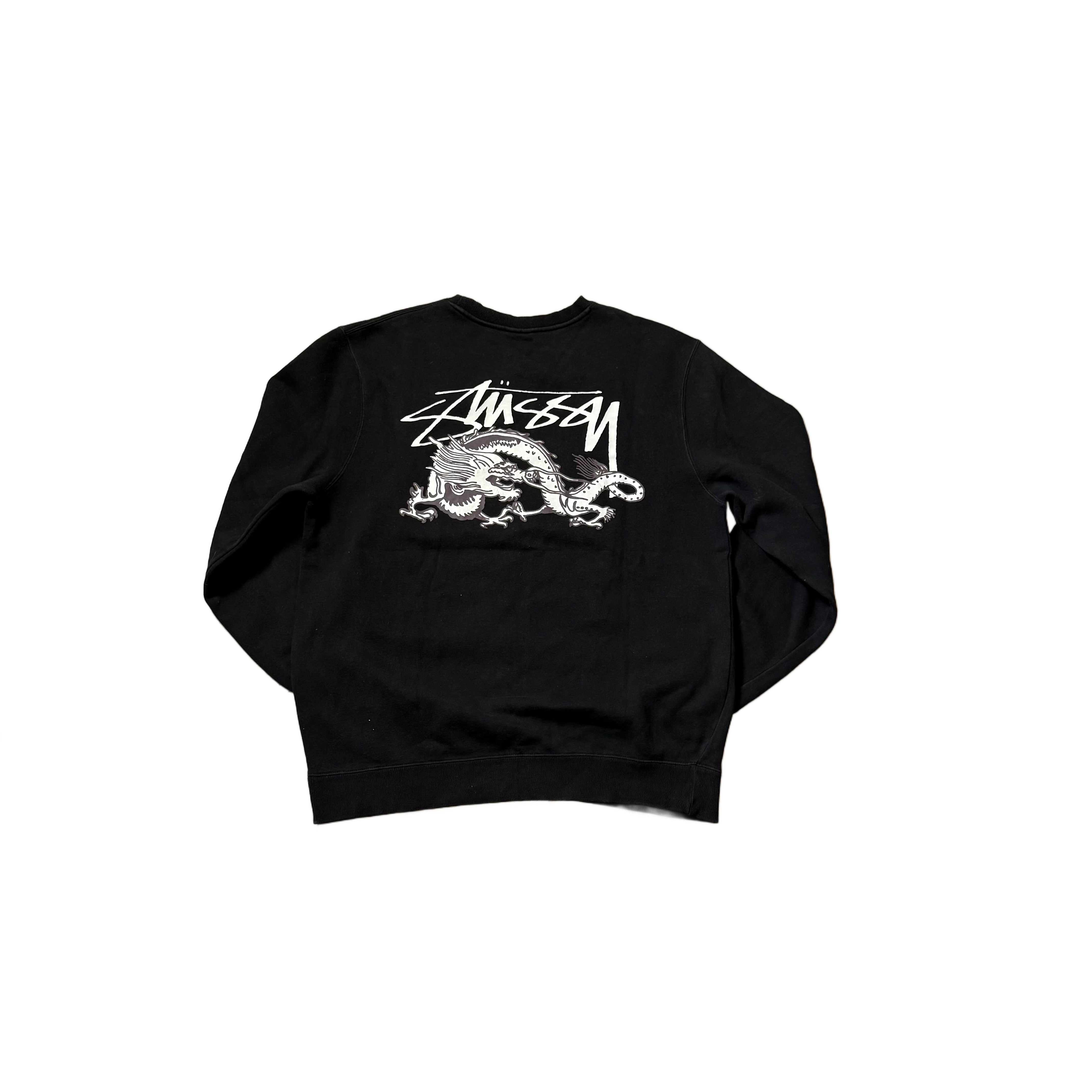 Black Stussy Sweatshirt - XL