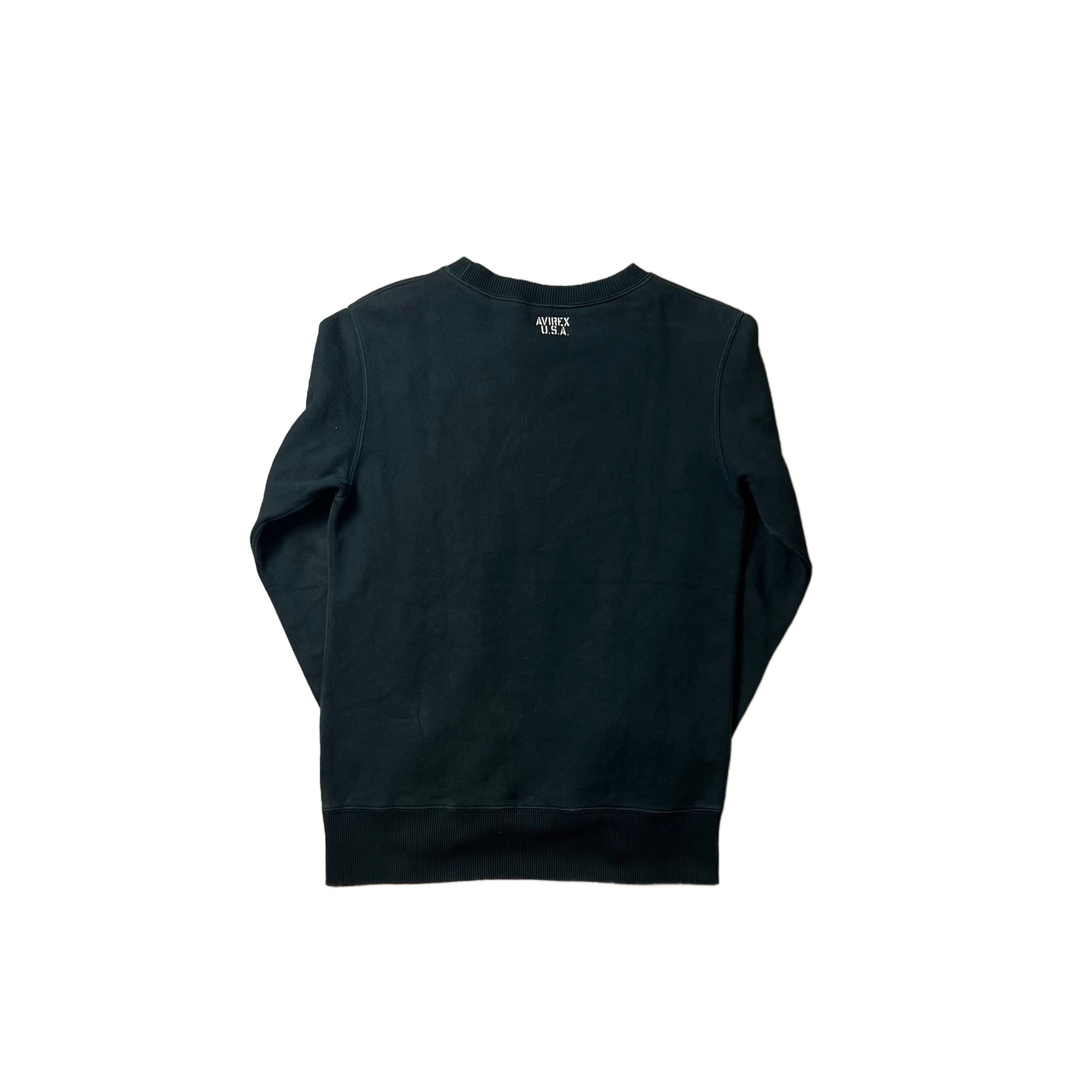 Black Avirex Sweatshirt - S