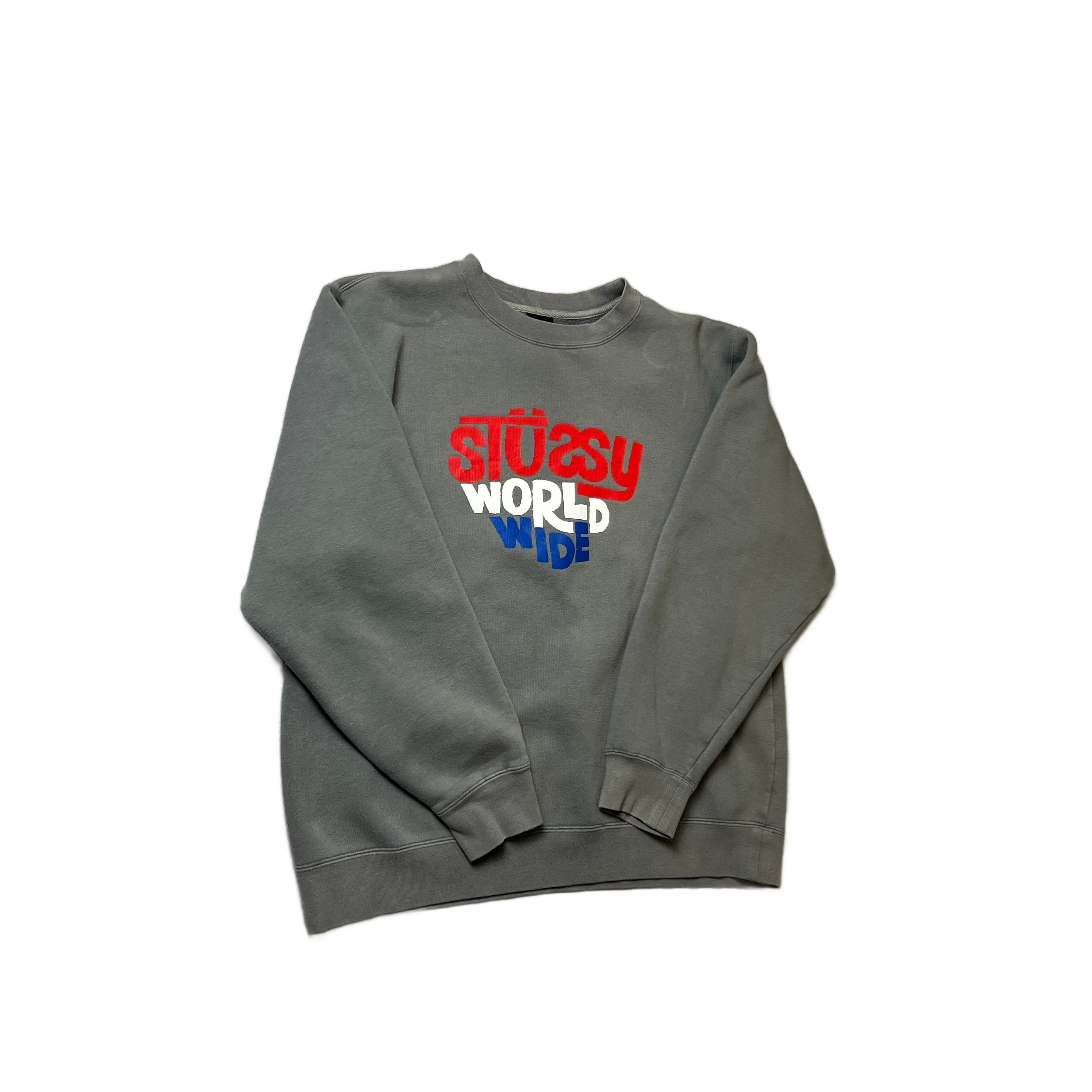 Grey Stussy Sweatshirt - L