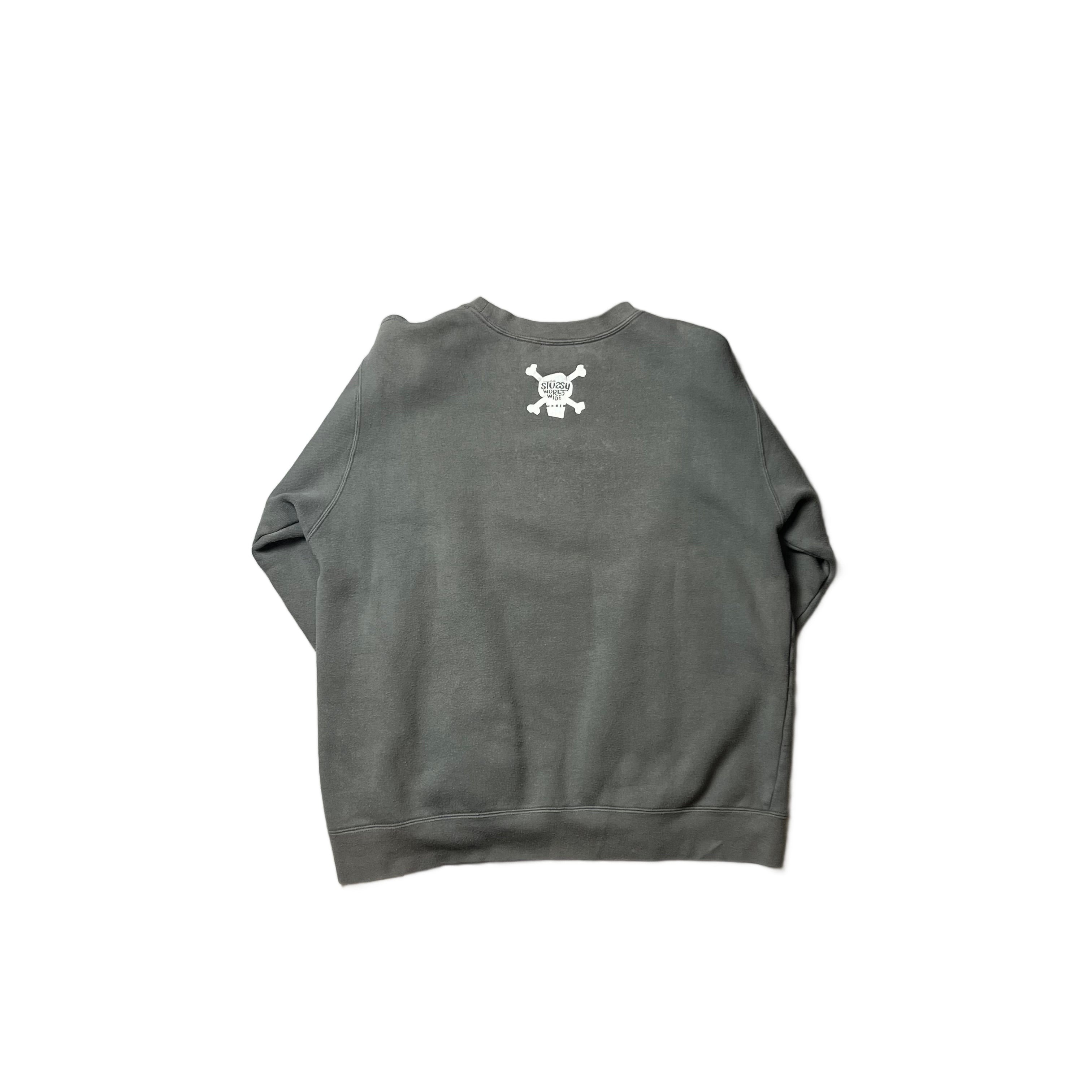Grey Stussy Sweatshirt - L