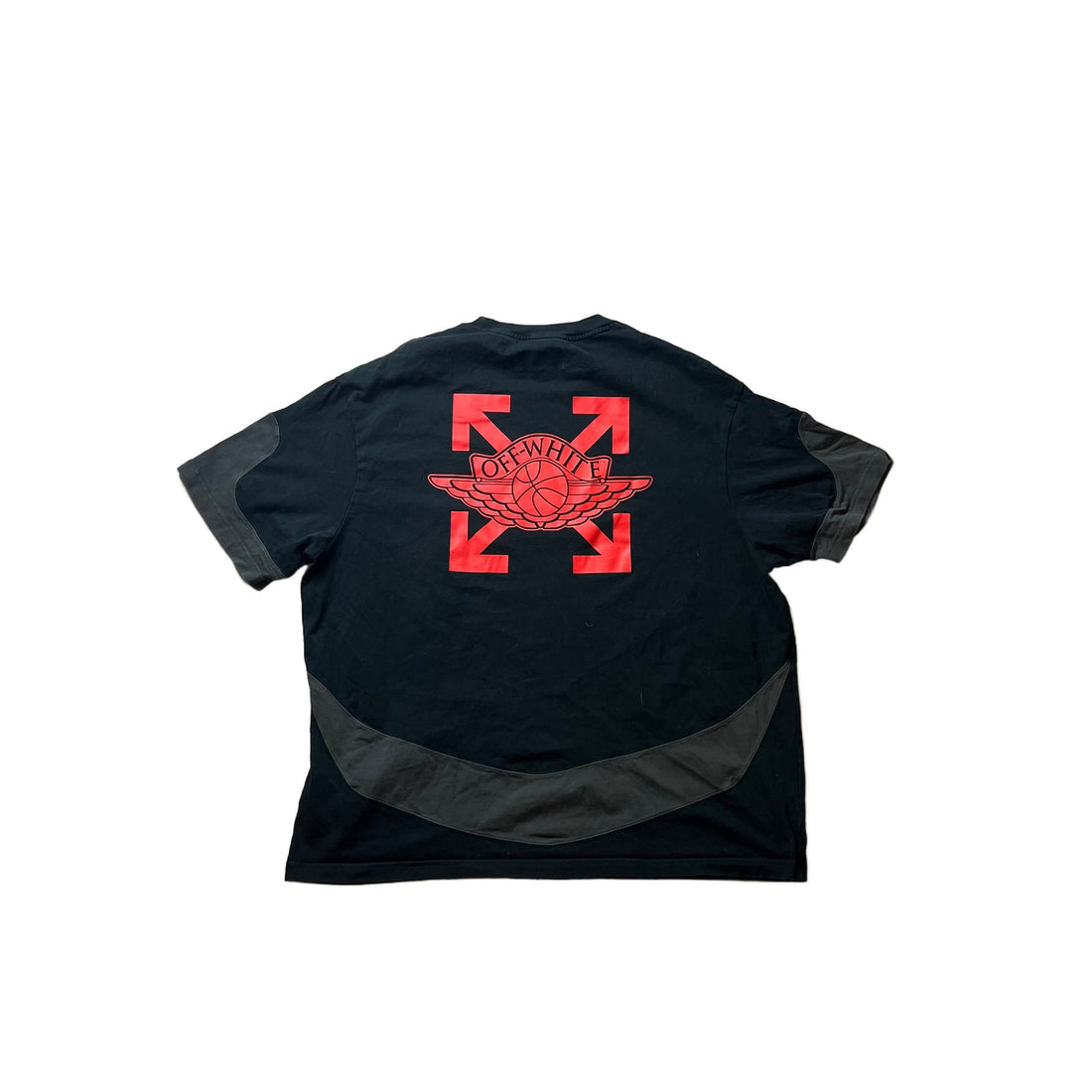 Black Off-White x Jordan Tee - XXL