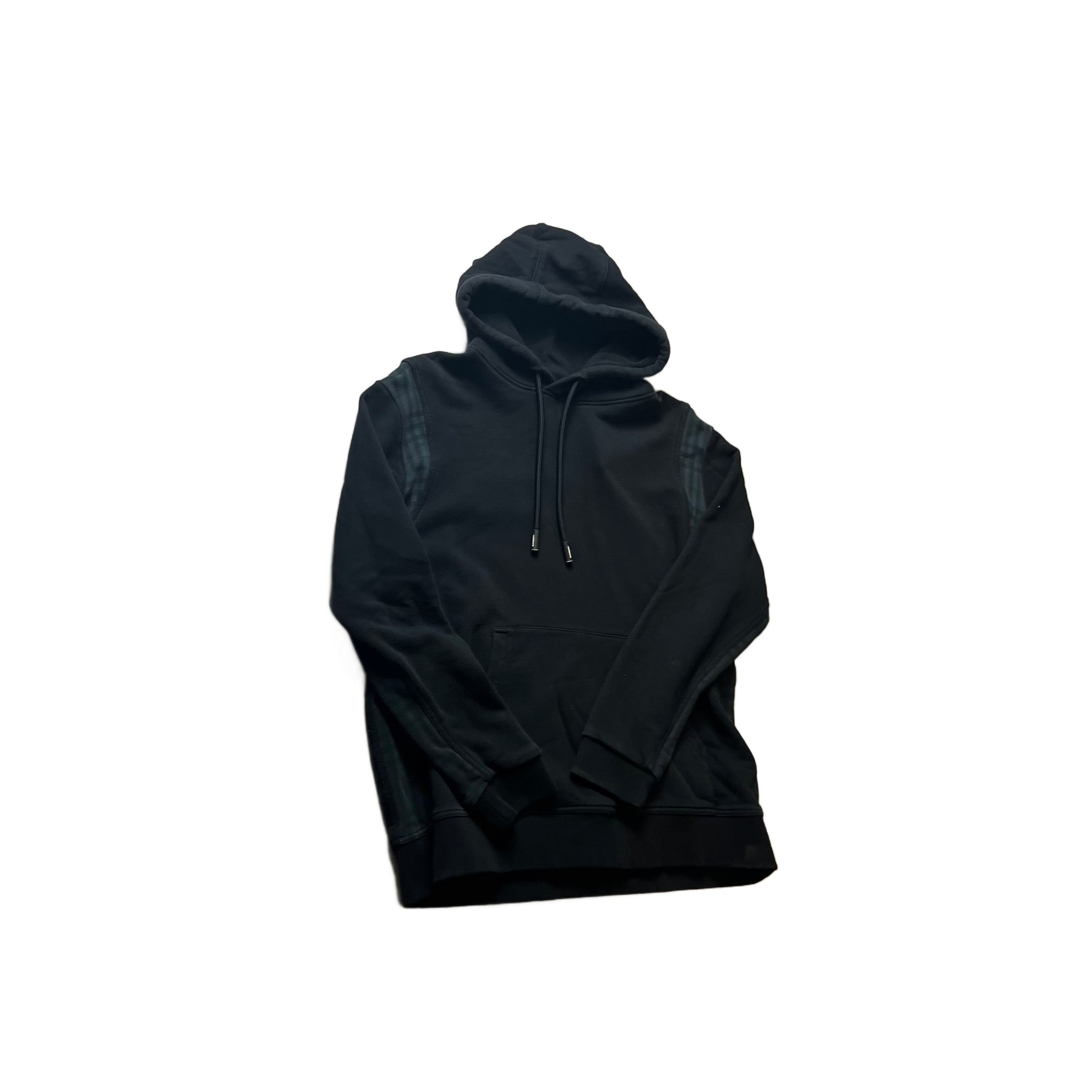 Black Burberry Hoodie - L