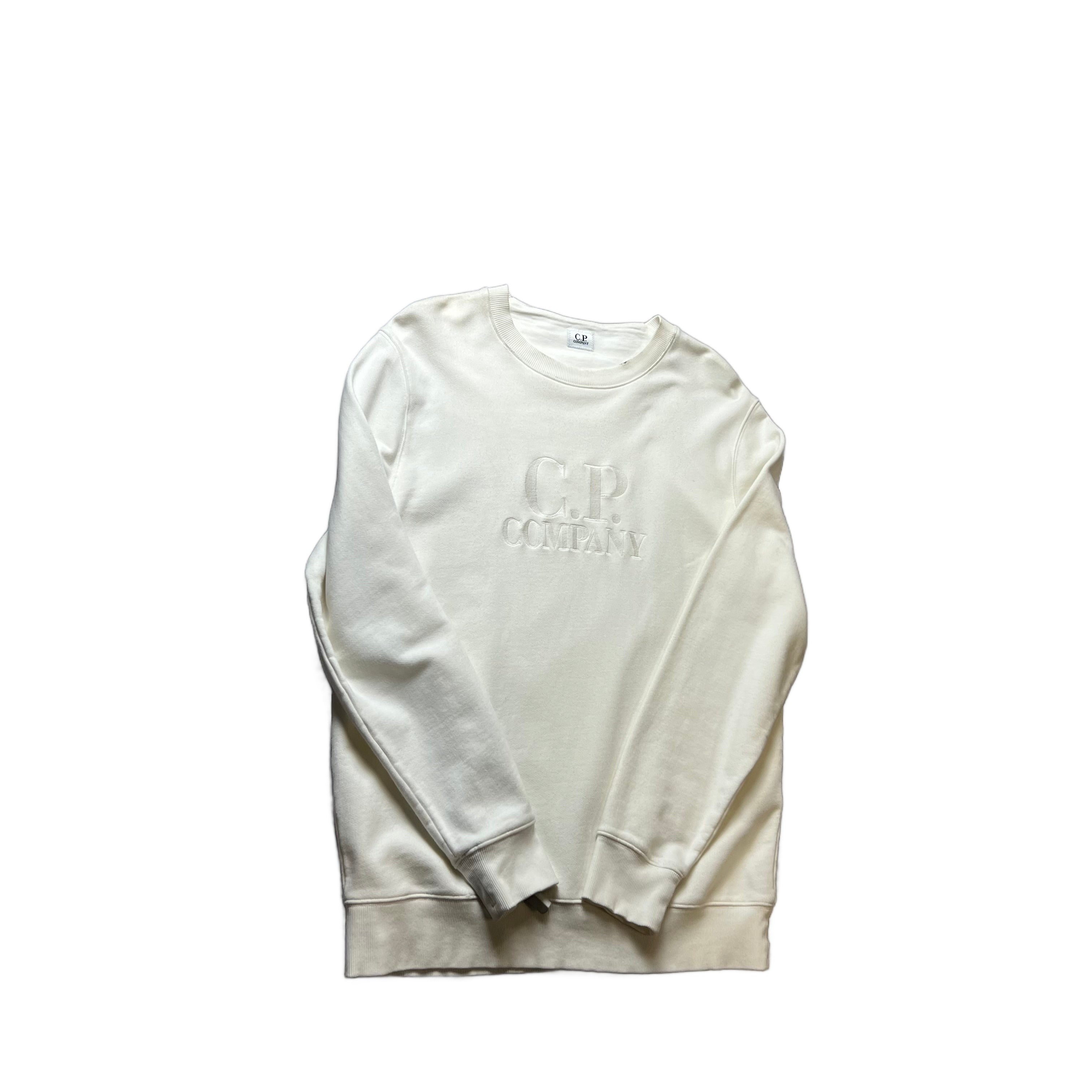 White CP Company Sweatshirt - XL