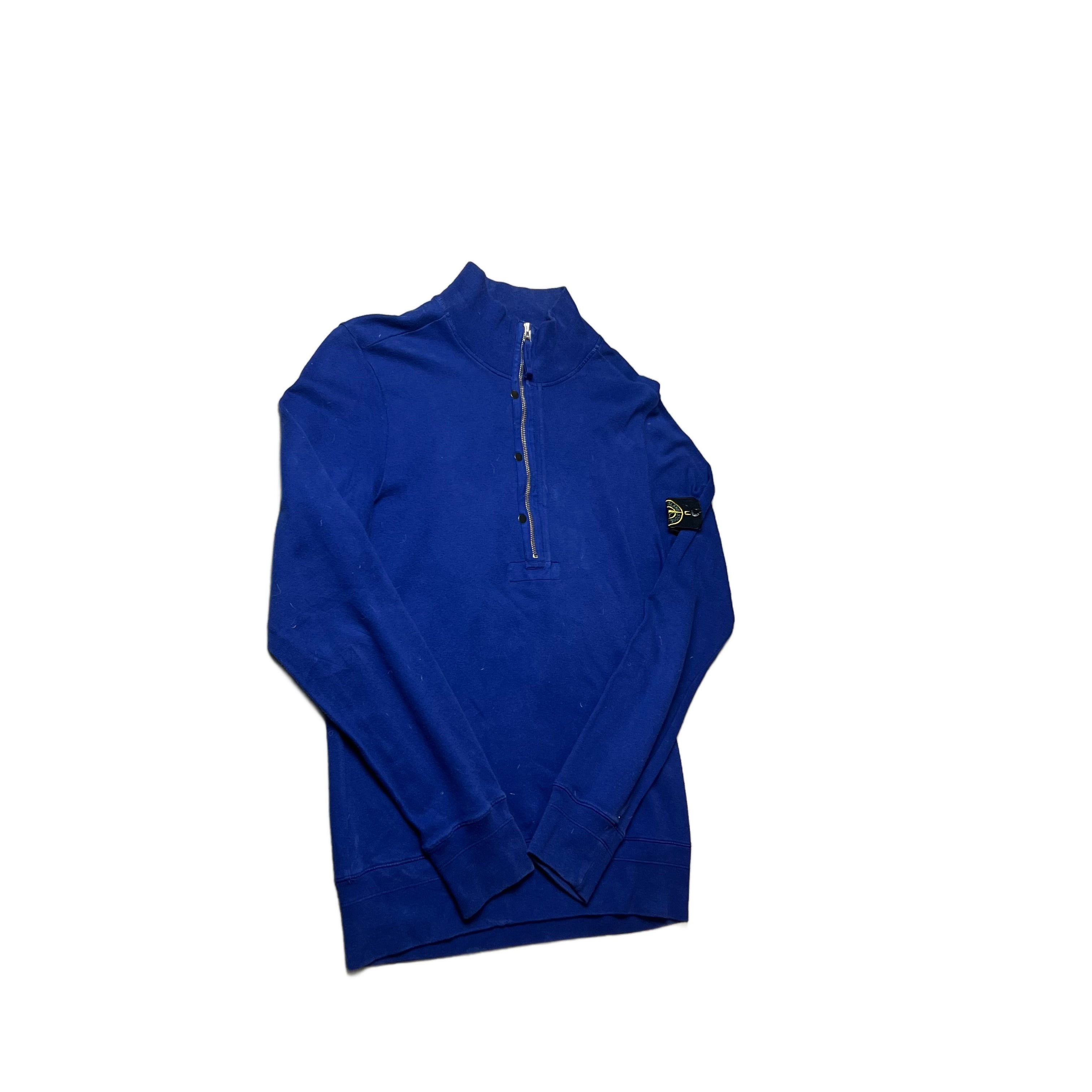 Stone Island 1/4 Zip Sweatshirt - L