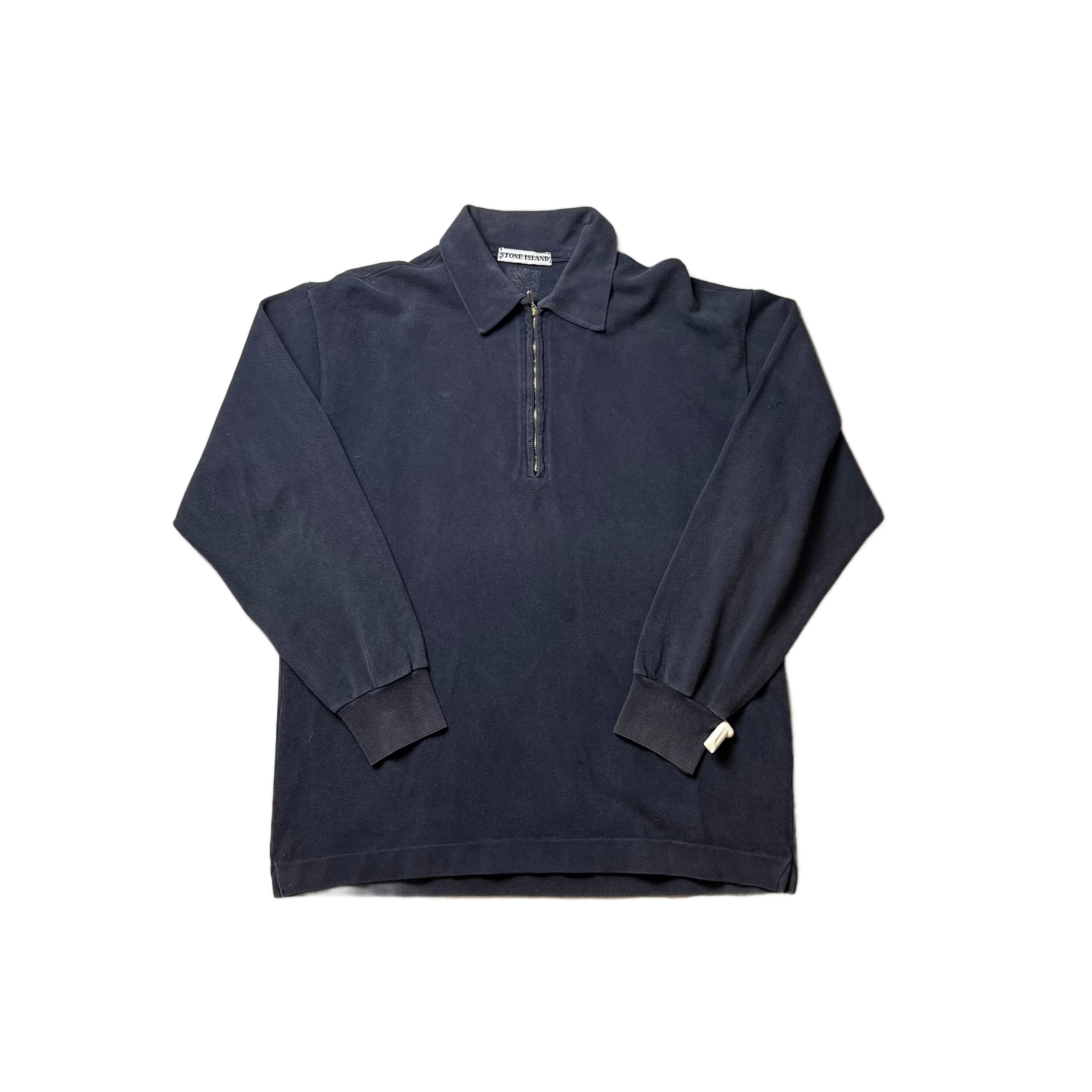 Stone Island 1/4 Zip Sweasthirt - M