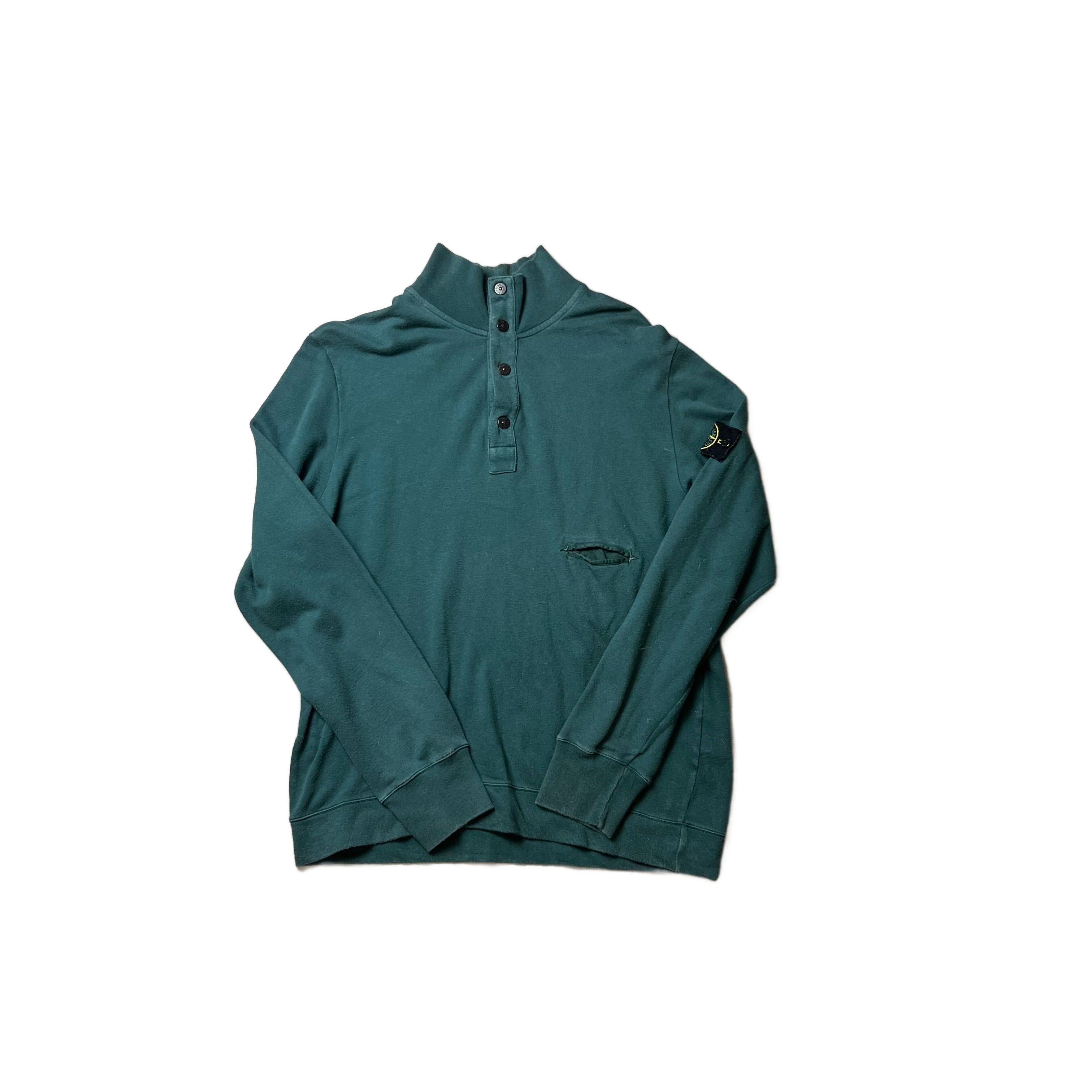 Green Stone Island Sweatshirt - M