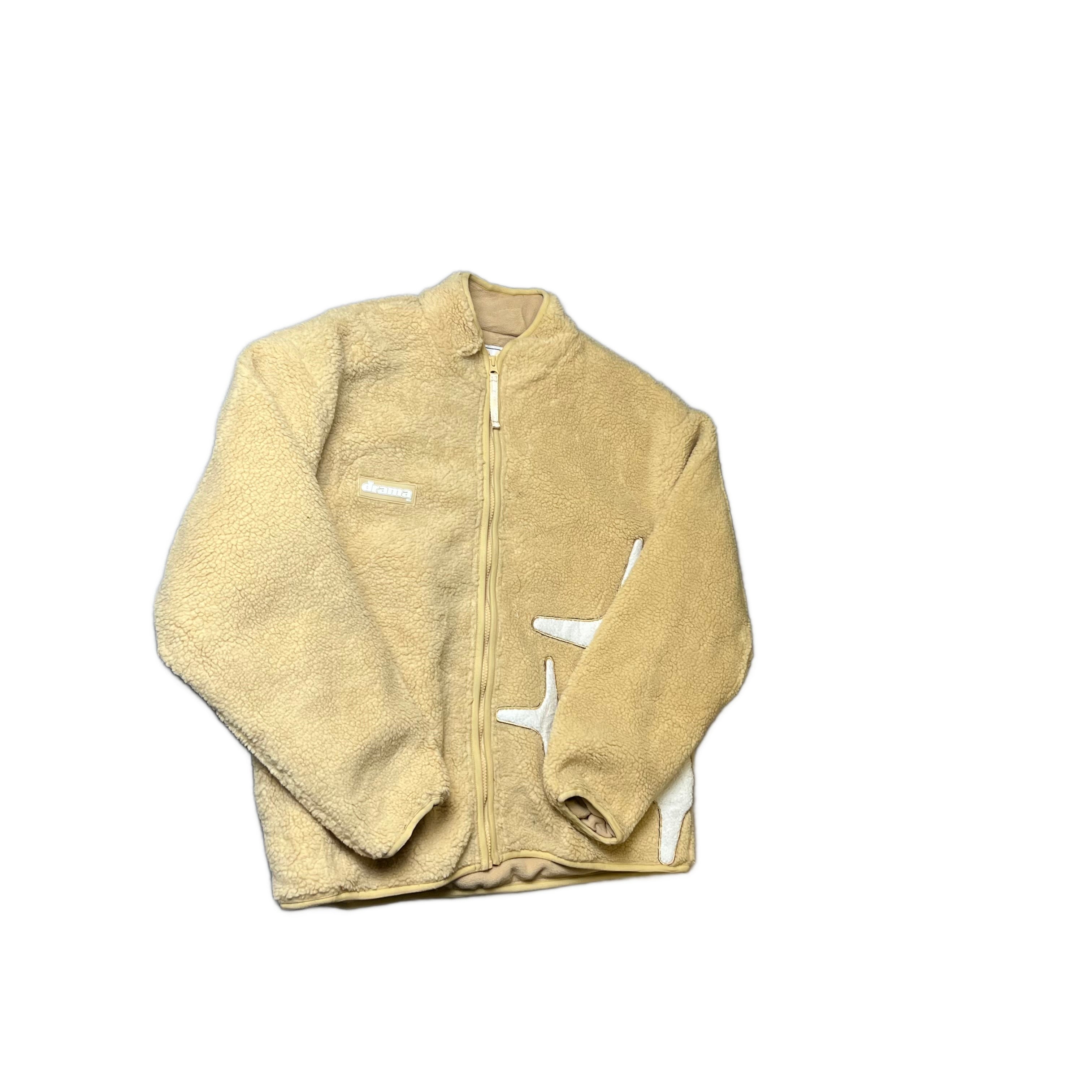 Brand New Cream Drama Call Fleece - L