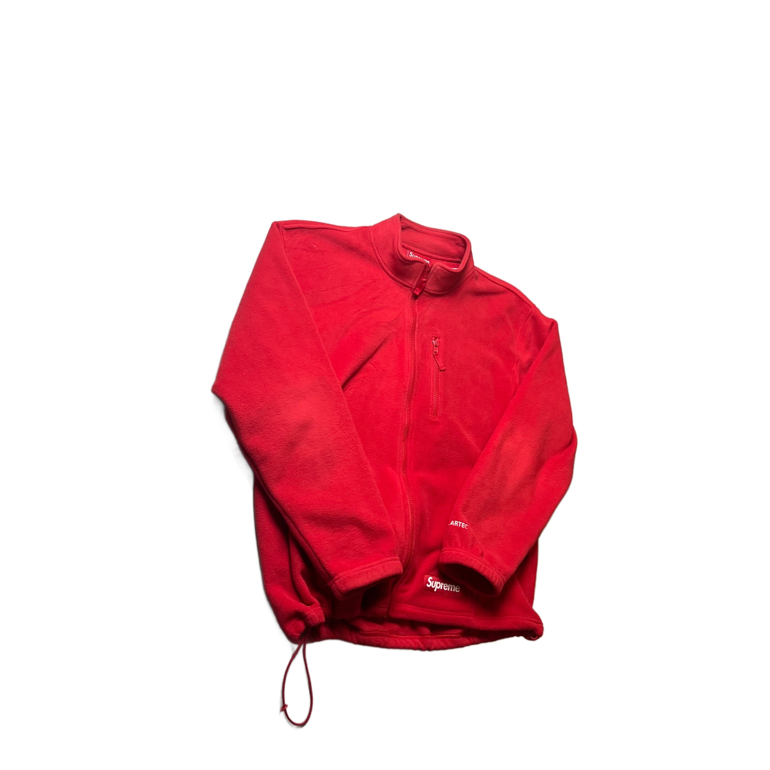 Red Supreme Full Zip Fleece - L