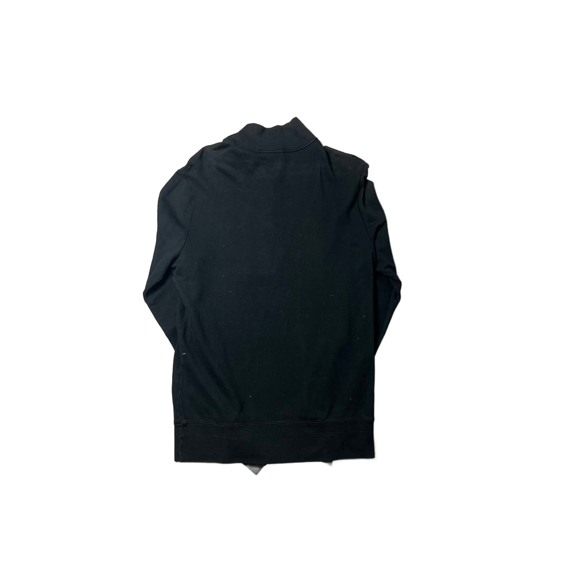 Black Stone Island 1/4 Zip Sweatshirt - L