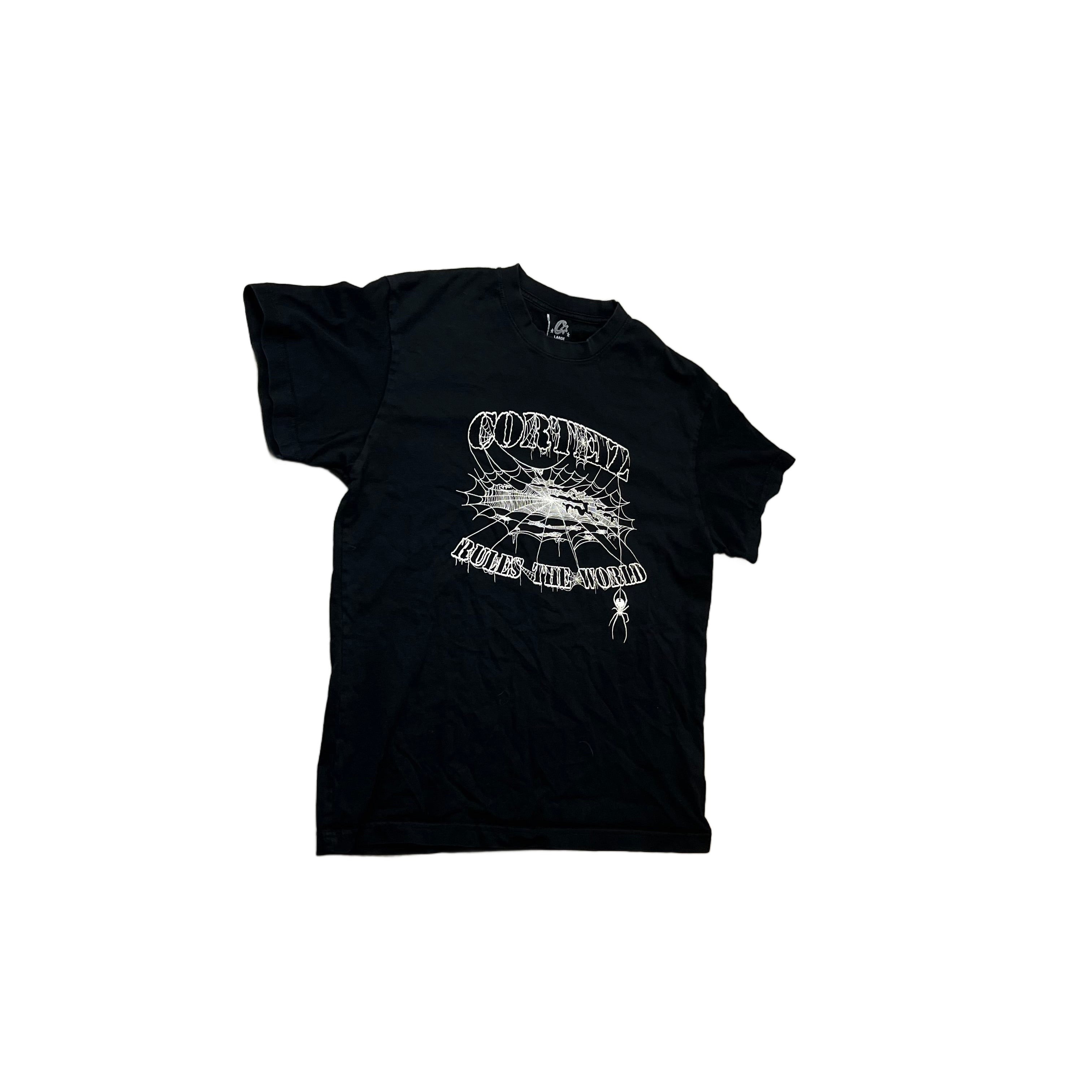 Black Corteiz Tee - L