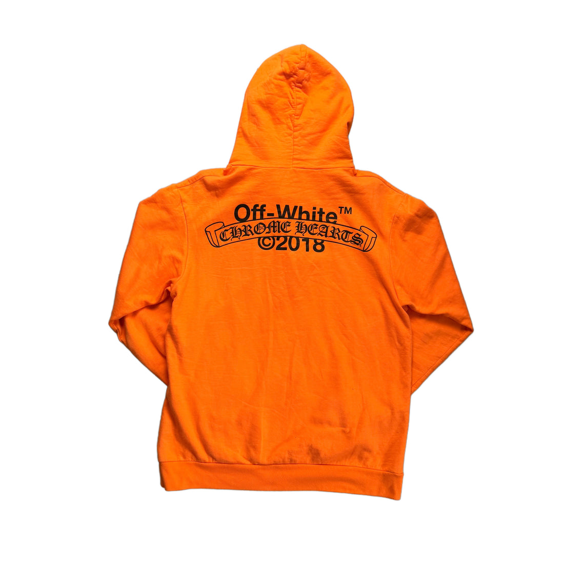 Orange Chrome Hearts x Off-White Hoodie - XL