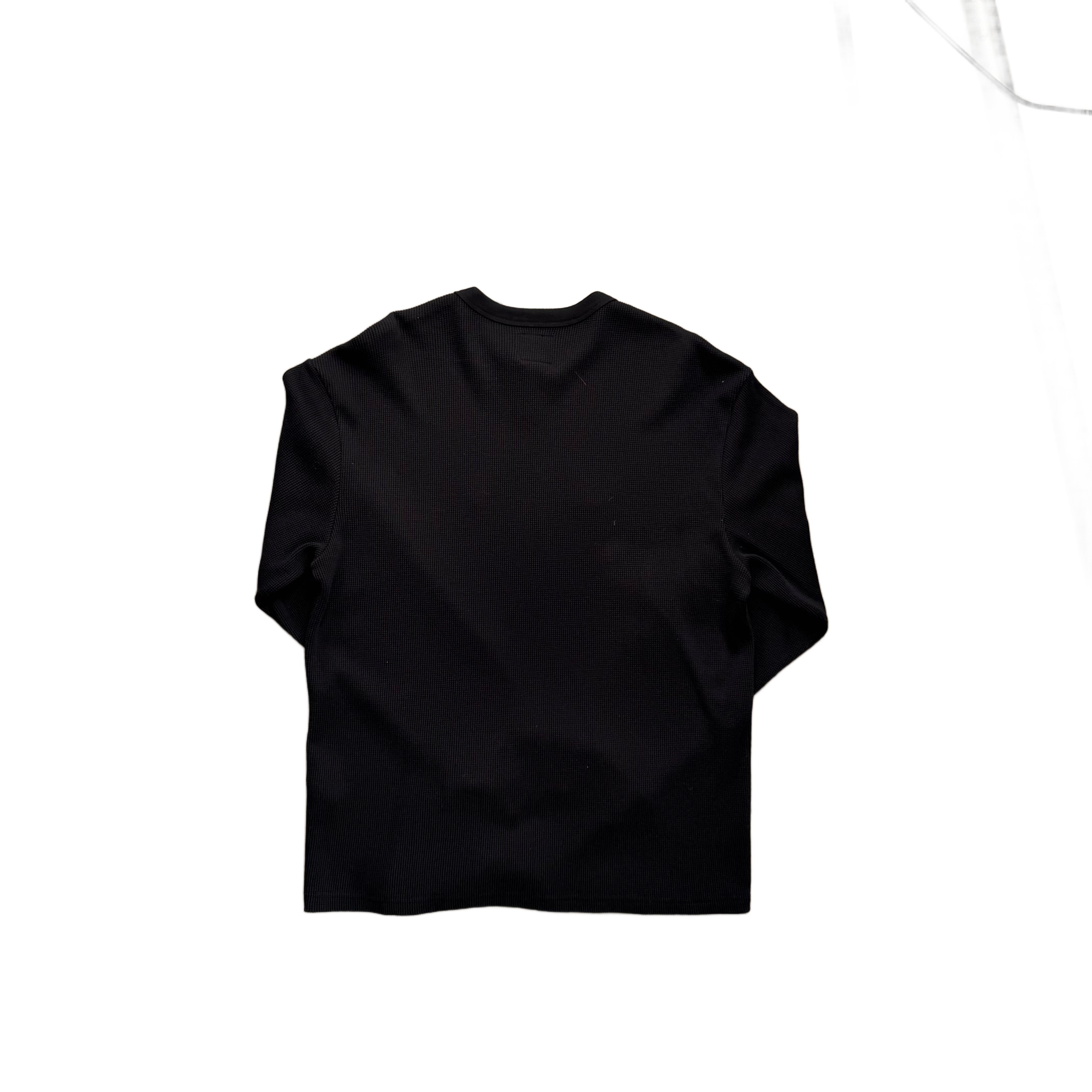 Black Supreme x Dickies Long Sleeve Waffle Tee - M