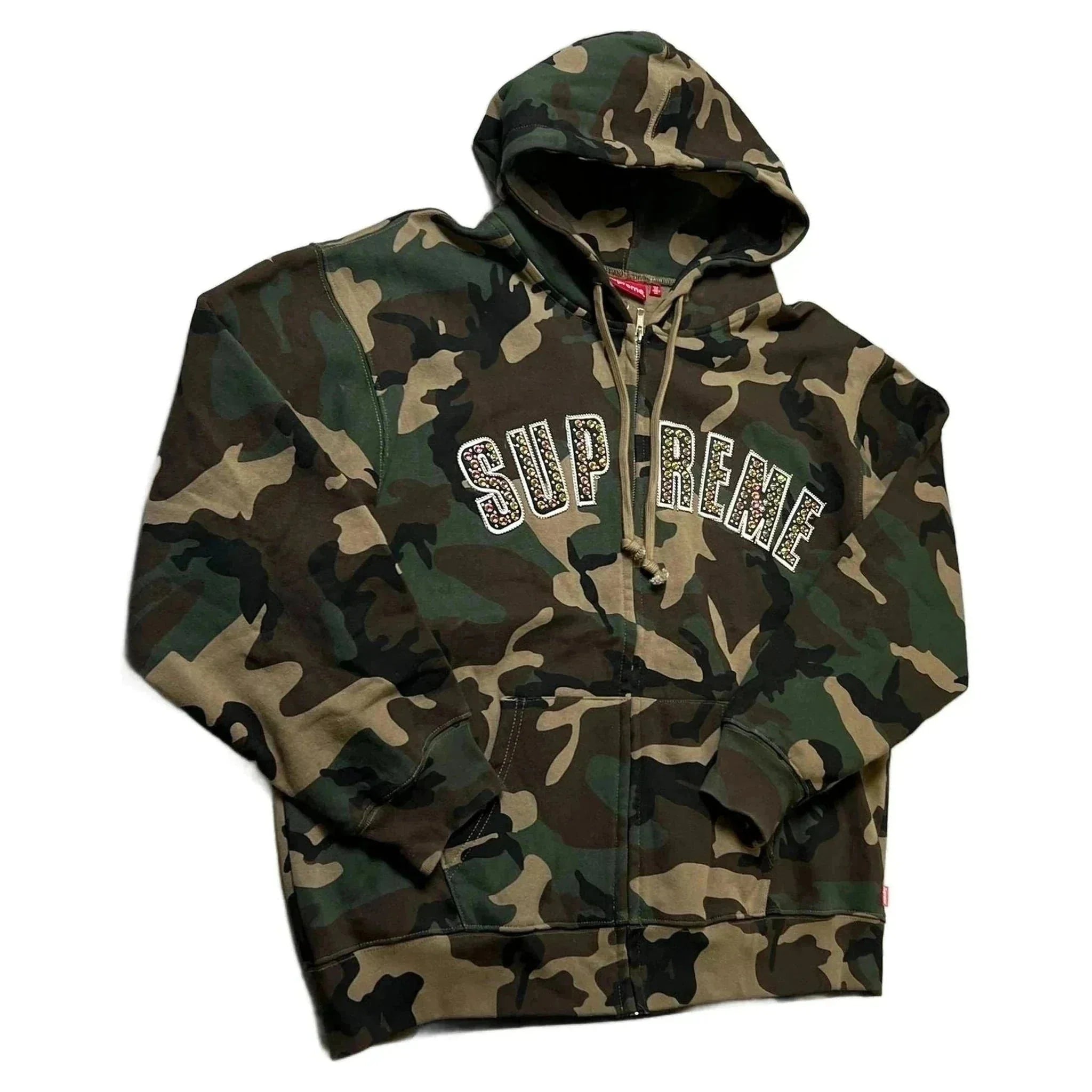 Supreme x B.B. Simmons Zip Up Hoodie - Camo - M
