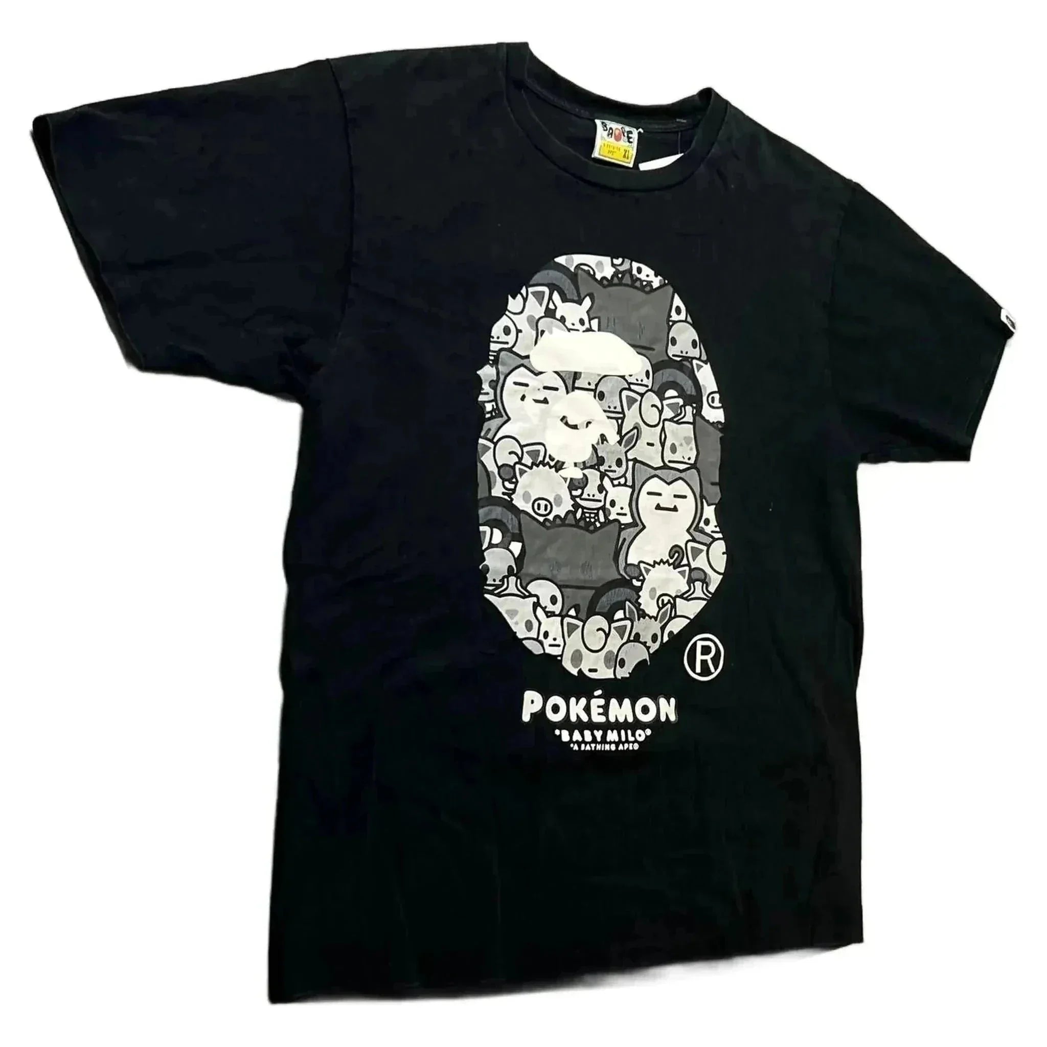 A Bathing Ape (BAPE) T-shirt - Black - XL - Pokemon