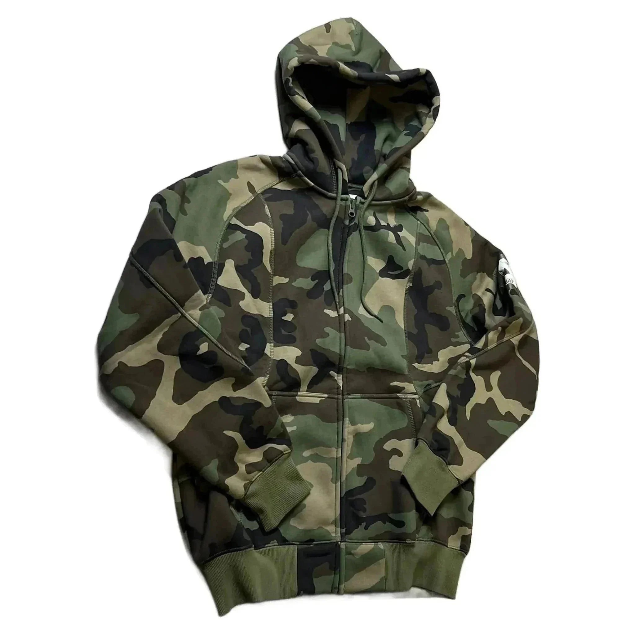 Palace Zip Up Hoodie - Camo - L