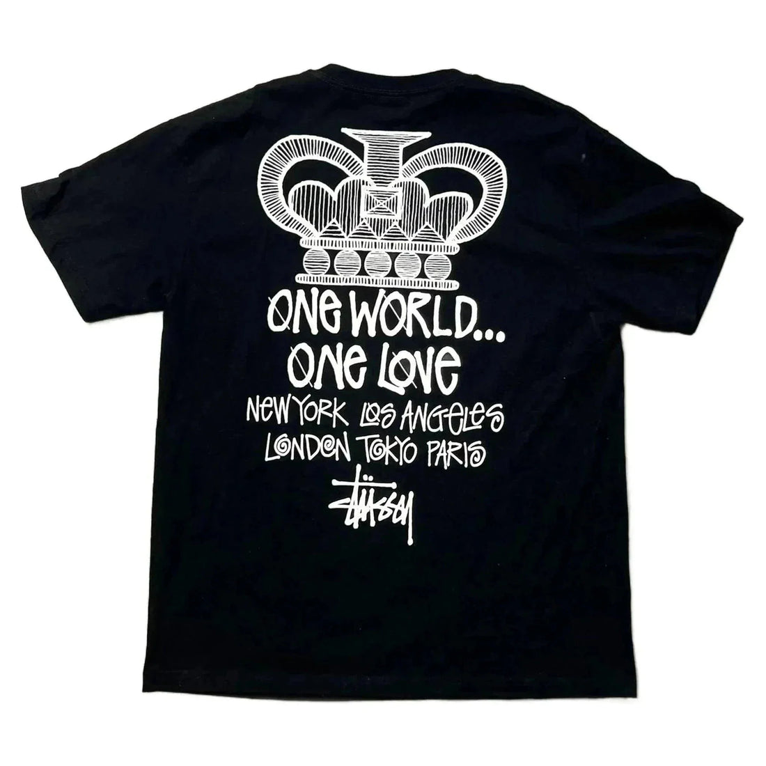 Stussy T-Shirt - Black - L