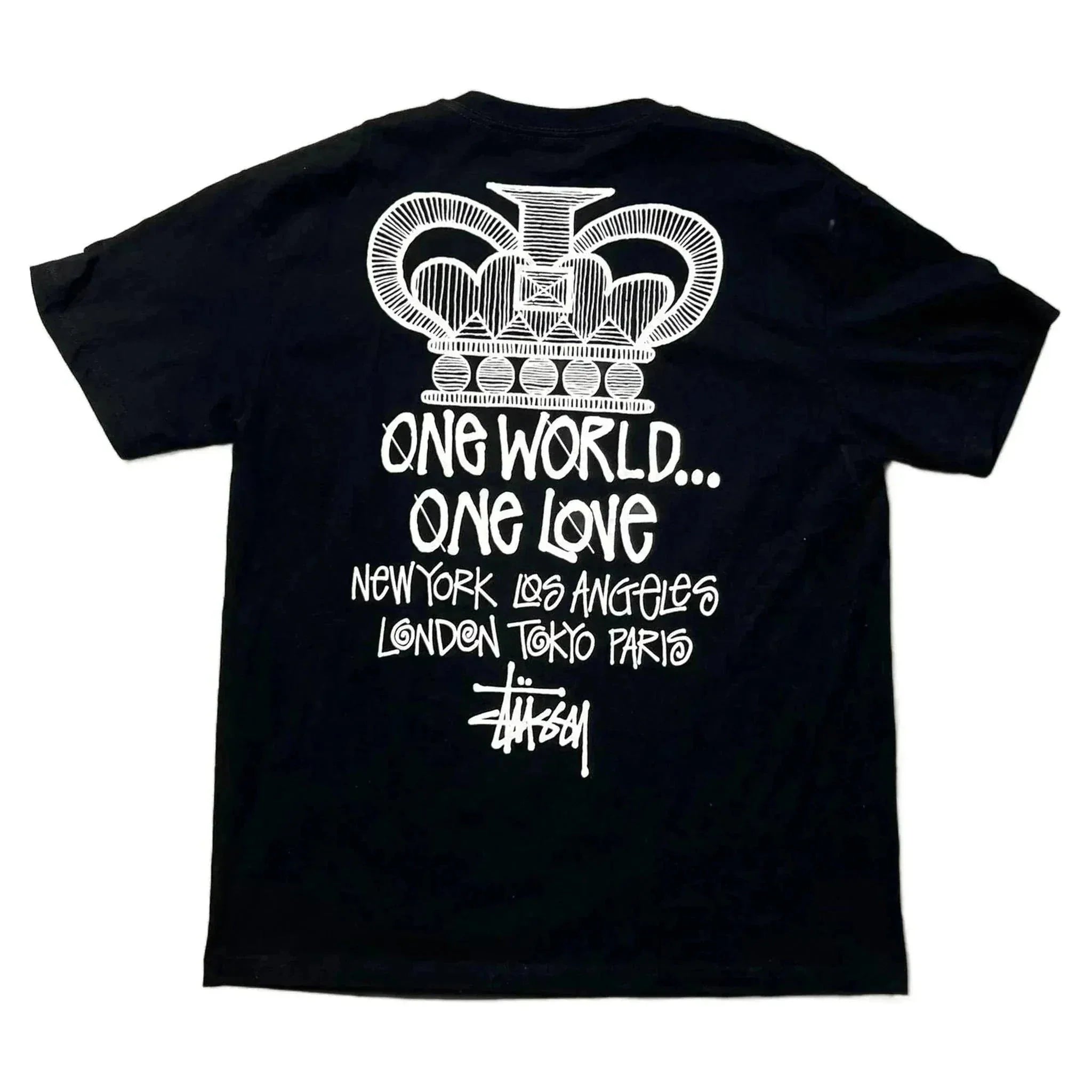 Stussy T-Shirt - Black - L