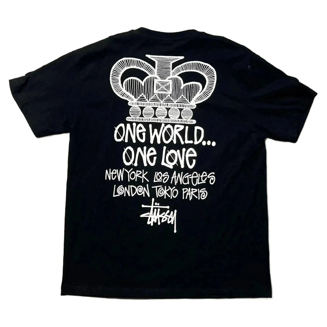 Black Stussy Tee - L