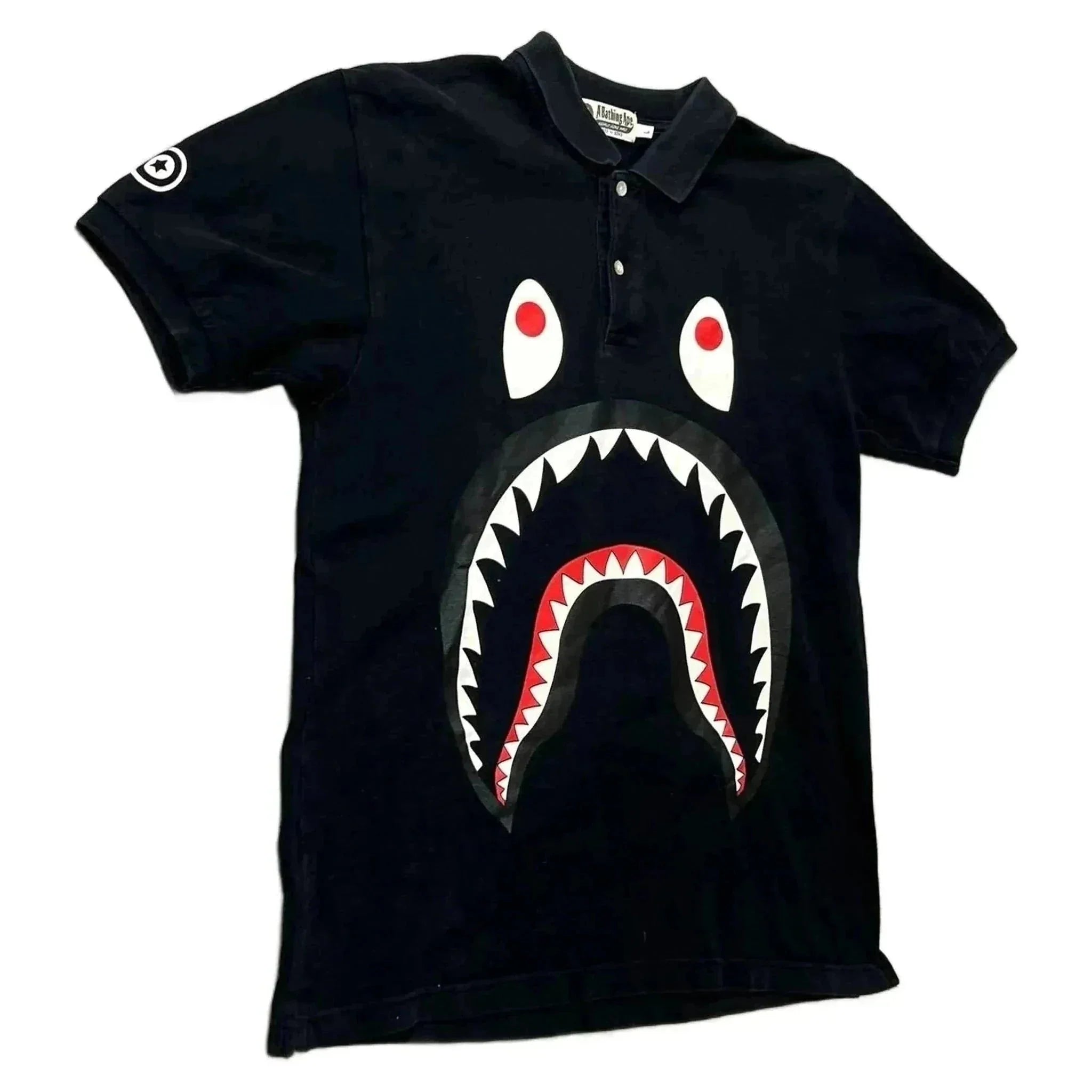 A Bathing Ape (BAPE) Polo Shirt - Black - L