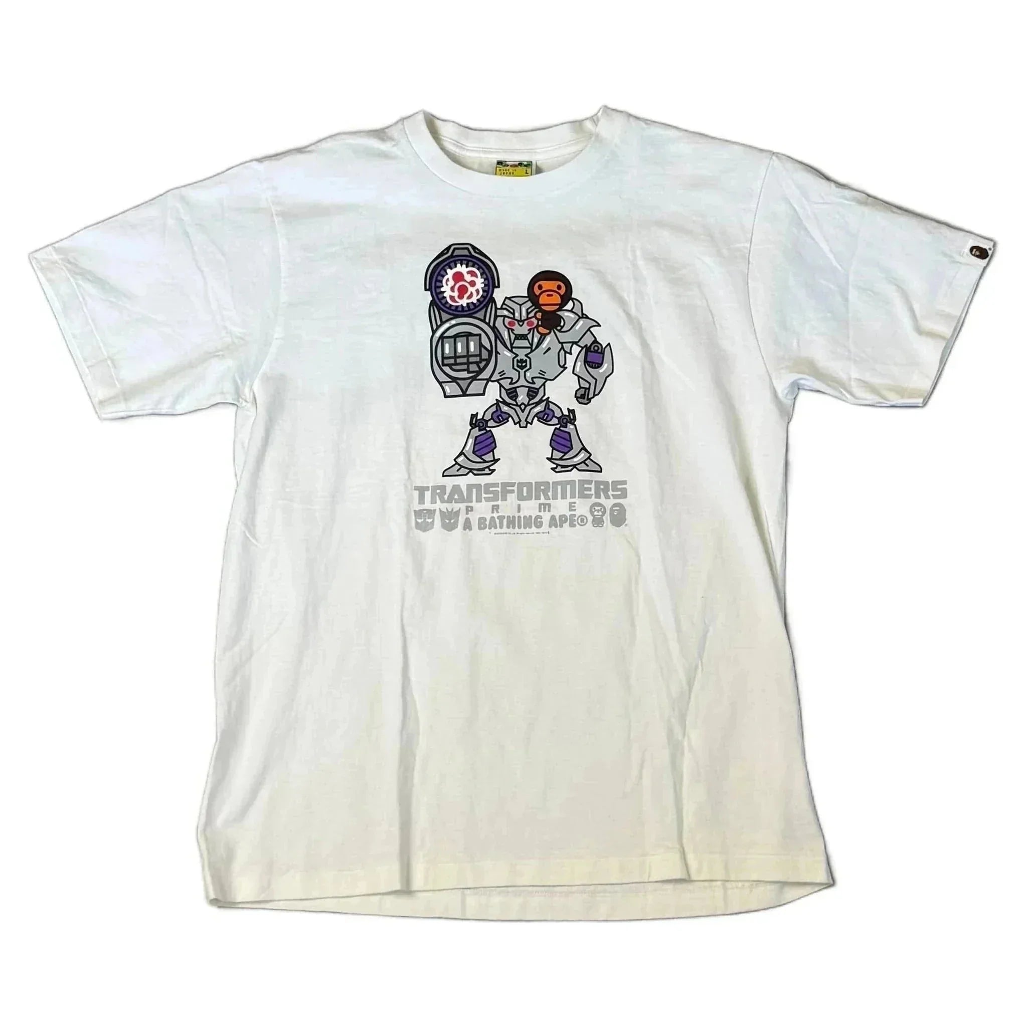 A Bathing Ape (BAPE) T-Shirt - White - L - Transformers