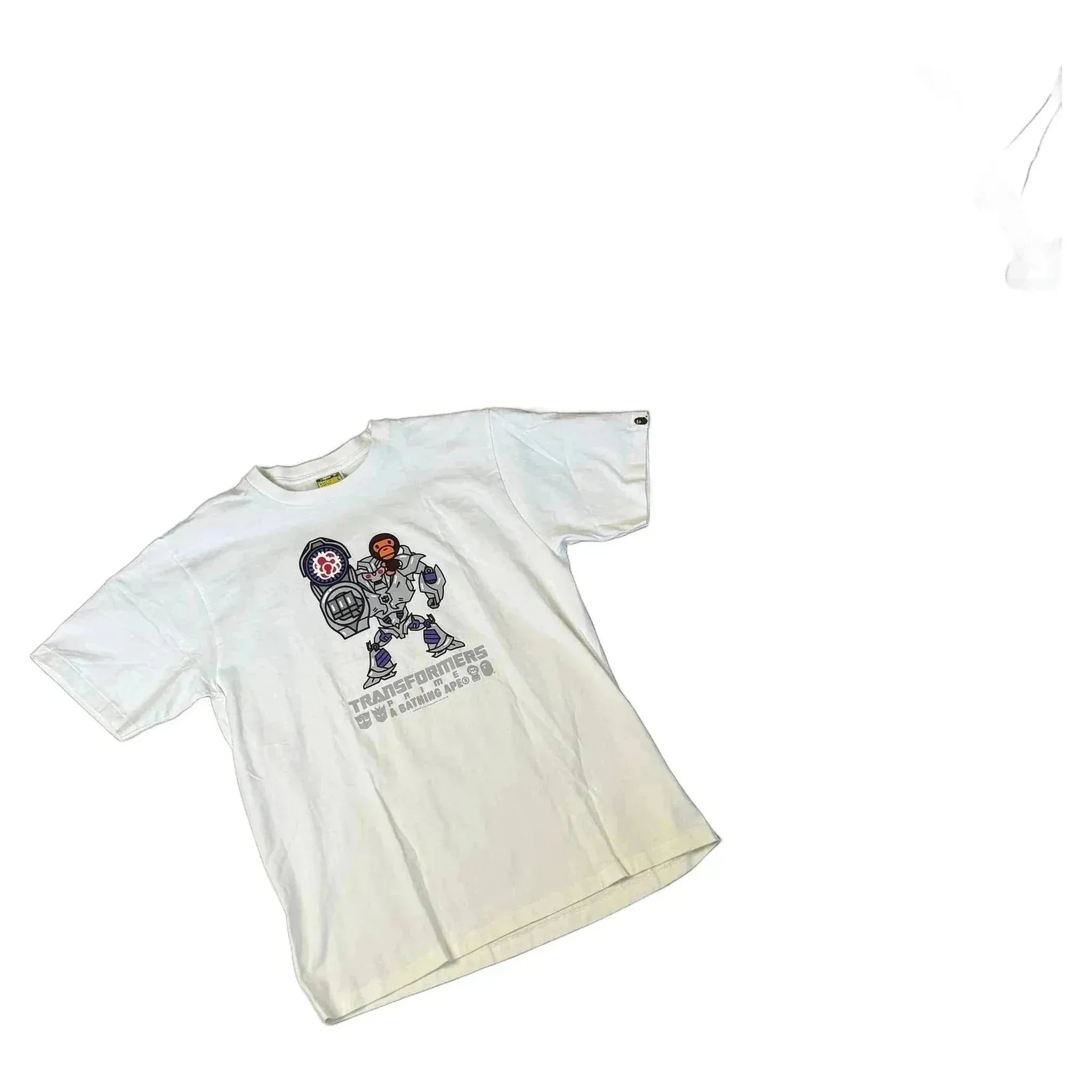 A Bathing Ape (BAPE) T-Shirt - White - L - Transformers