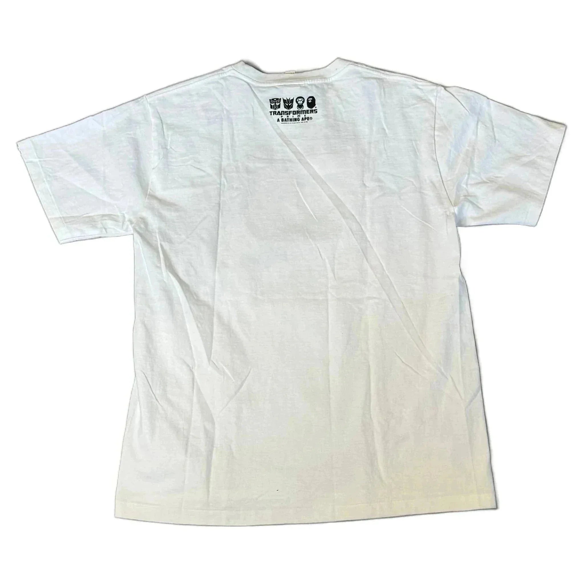 A Bathing Ape (BAPE) T-Shirt - White - L - Transformers