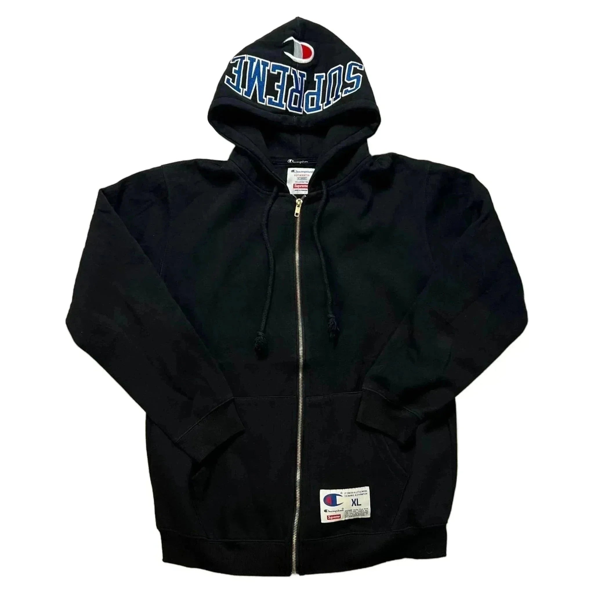 Supreme x Champion Zip Up Hoodie - XL