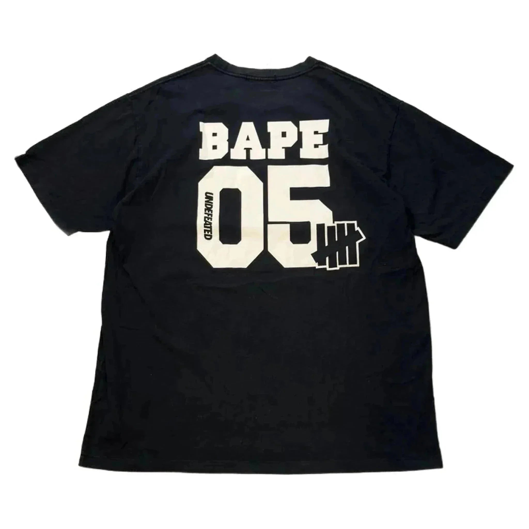 A Bathing Ape (BAPE) x Undefeated Tee - Black - XXL